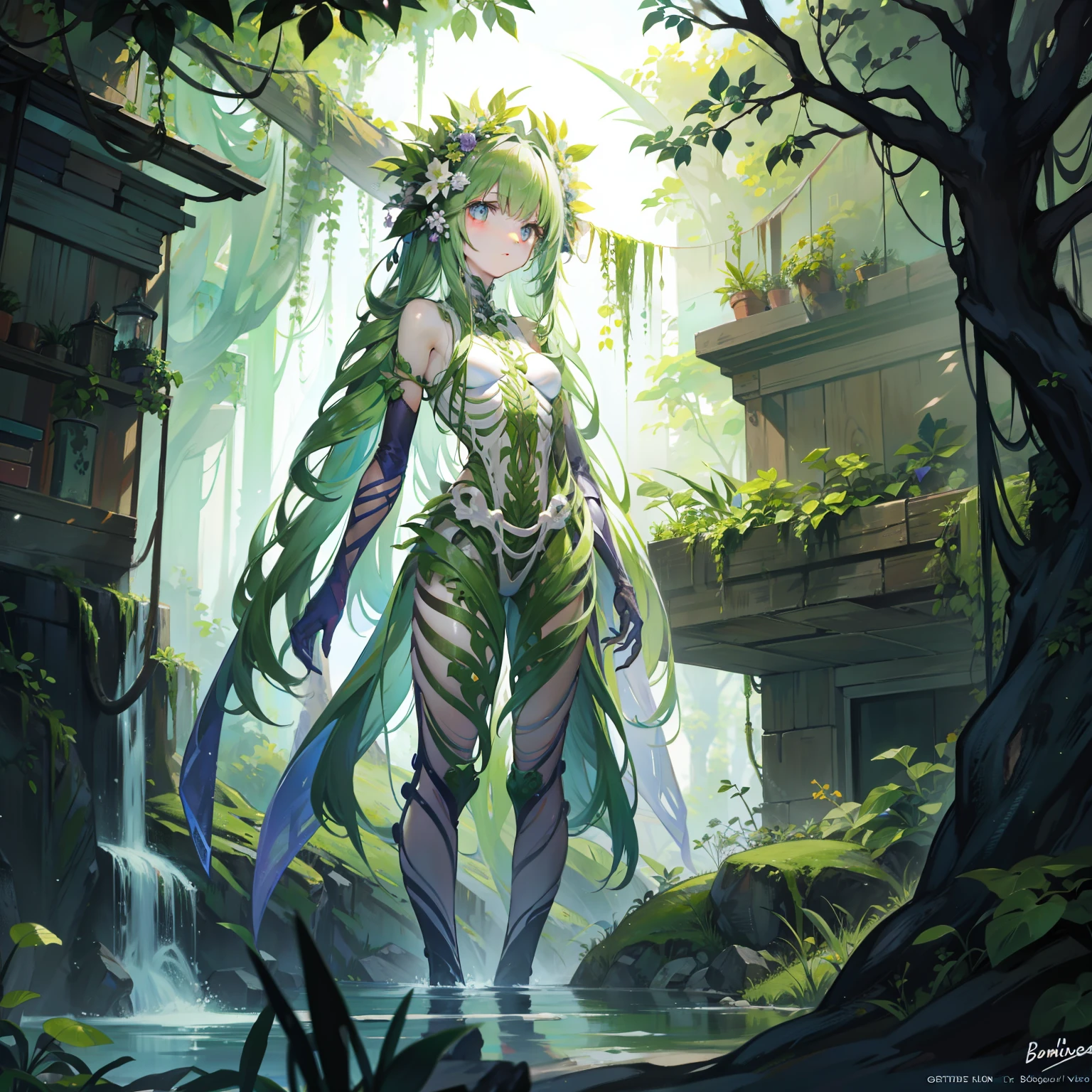 Plant-like life made of flesh and bones