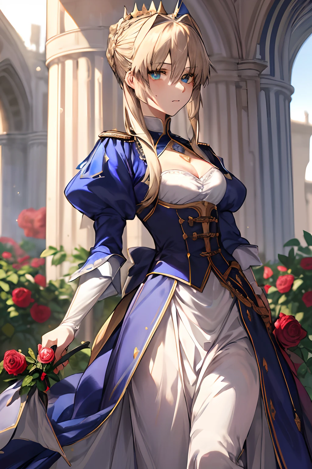 alia (artoria=Yousis=phone=roses) ♀ □ height:160 cm □ age:16 years old □ race:Human □ student:Blue □ hair:Gold □ 1 person:I - the eldest daughter of the Duke of Rosen of the Garmisch Empire。 - Use magic for all attributes、Intelligent and knowledgeable