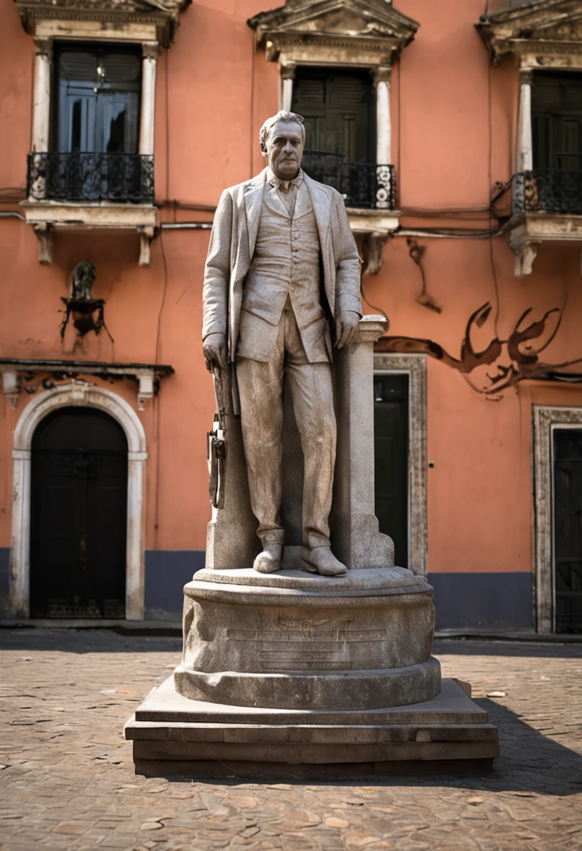 rosto da estatua de aleandre o grande