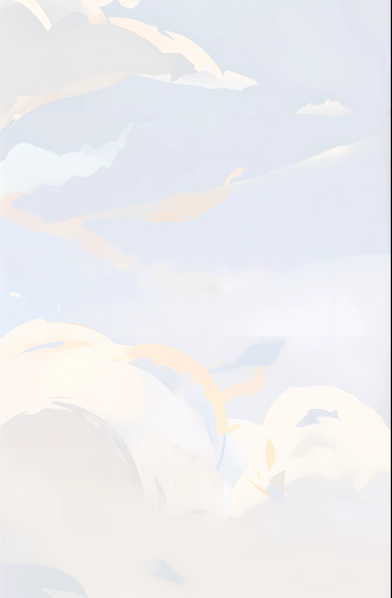 cloud, water color