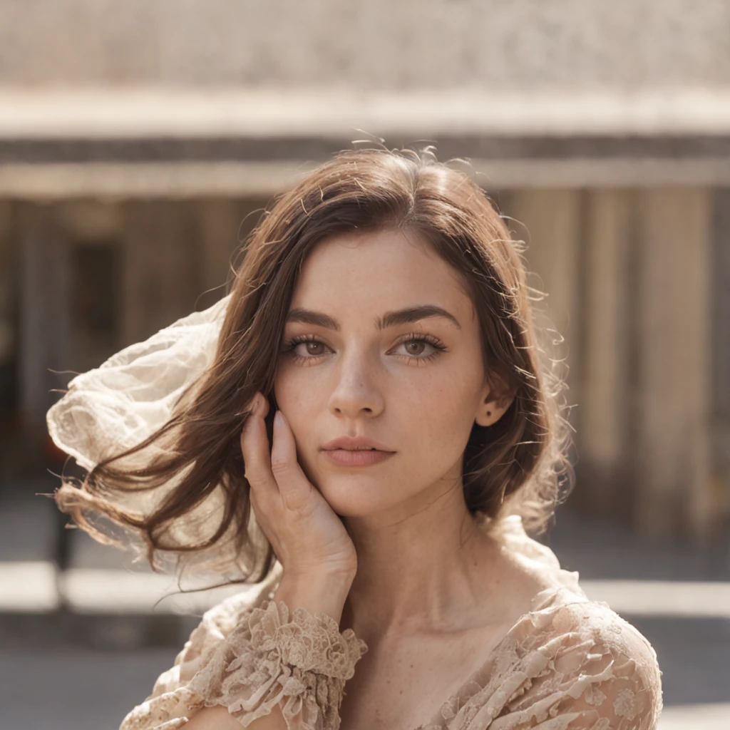 Manuela Ribeiro in Napoli streets, 1960's era, (high detailed skin:1.2), 8k uhd, dslr, soft lighting, high quality, film grain, Fujifilm XT3