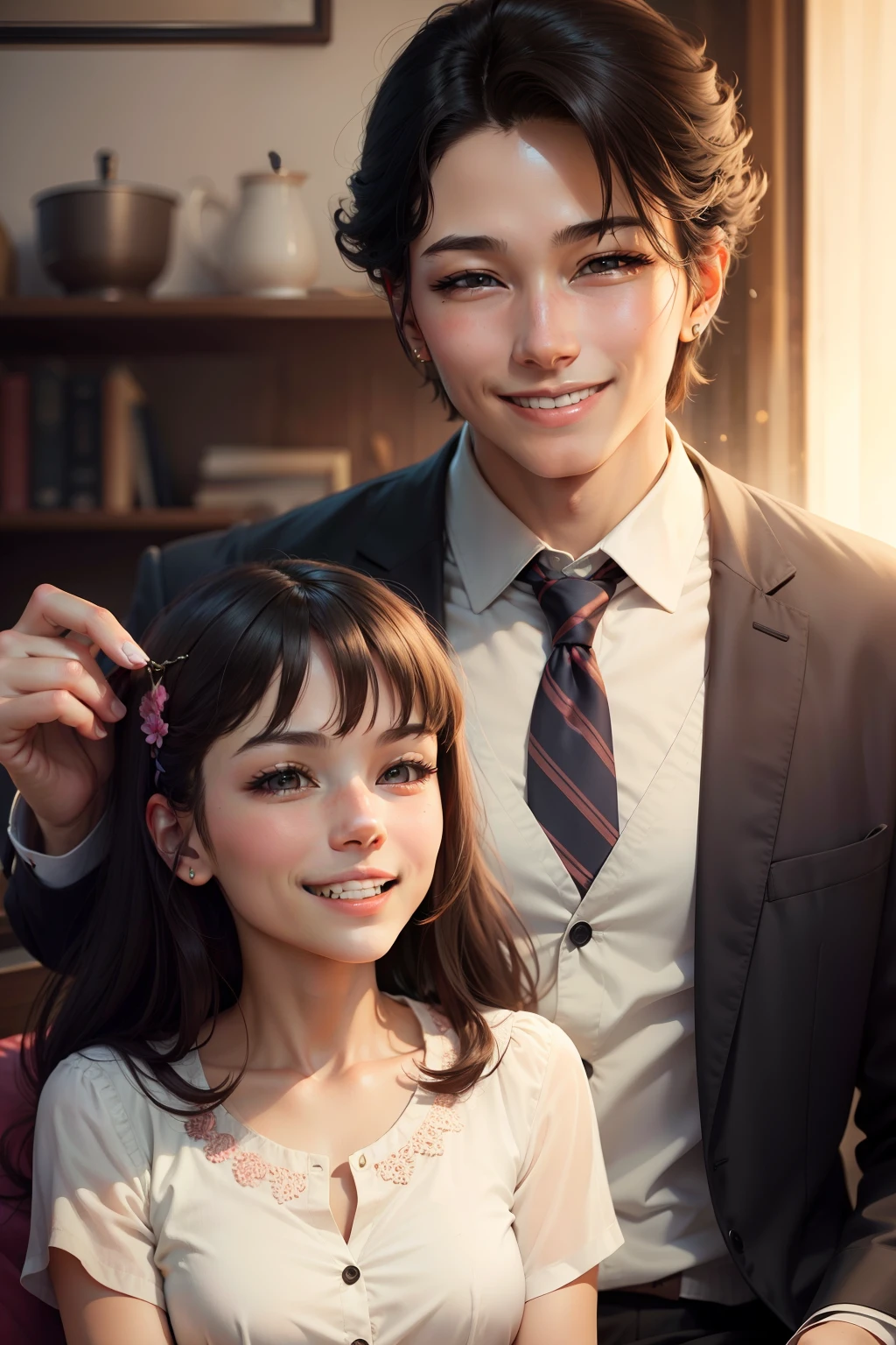 smiling expression