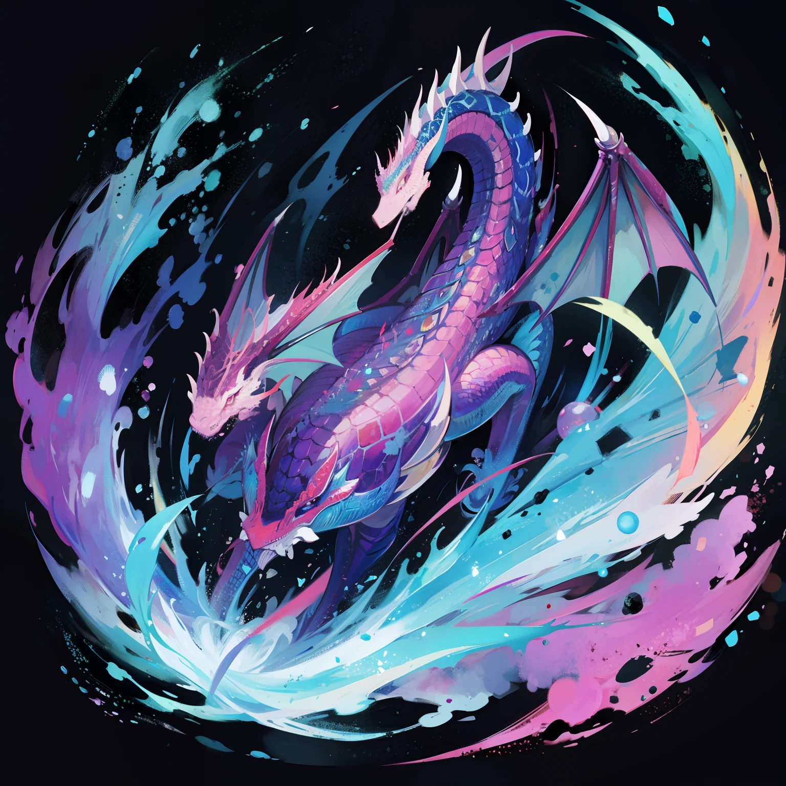 Psychedelic dragon