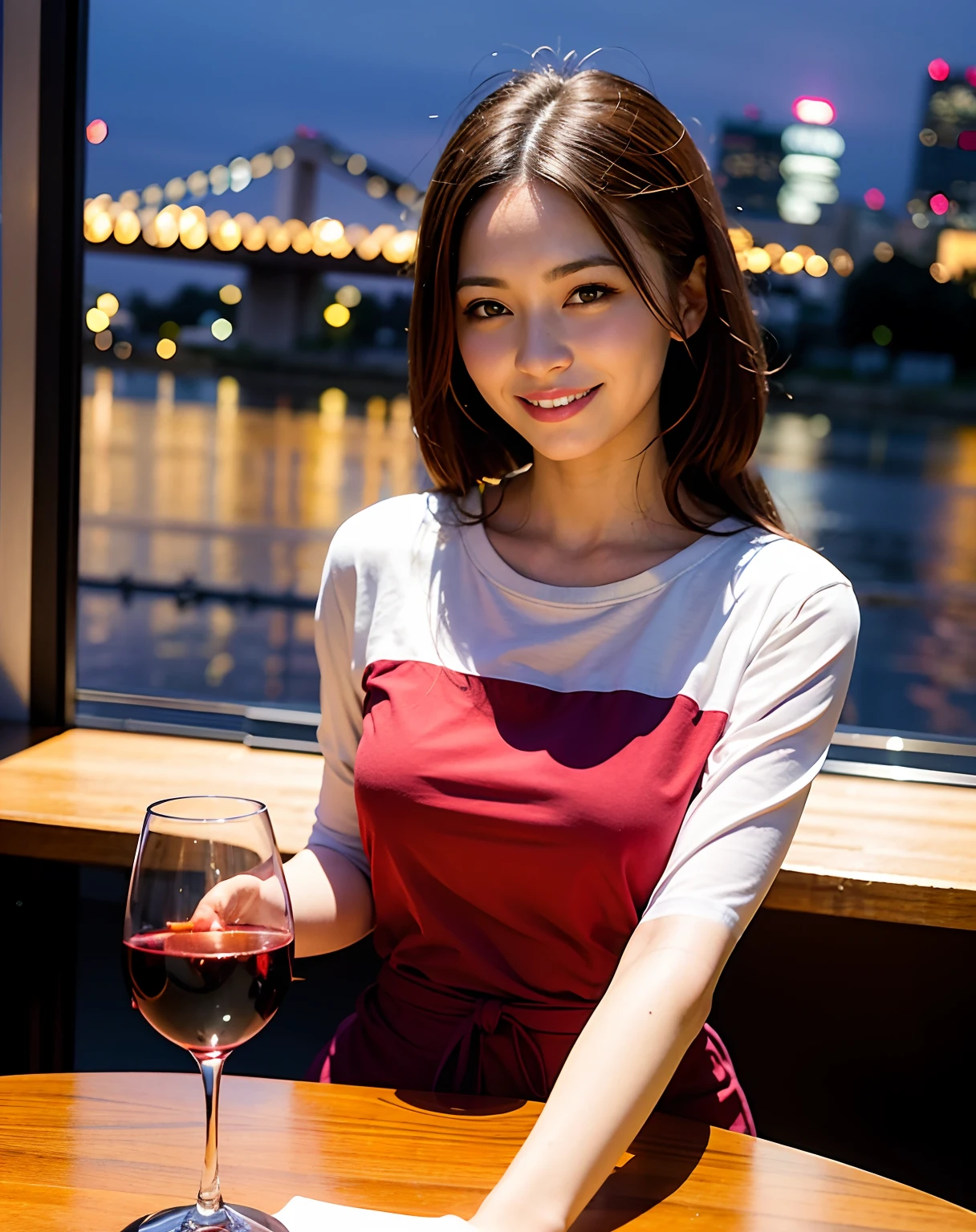 Change to a T-shirt with French sleeves。Draw your right hand accurately。