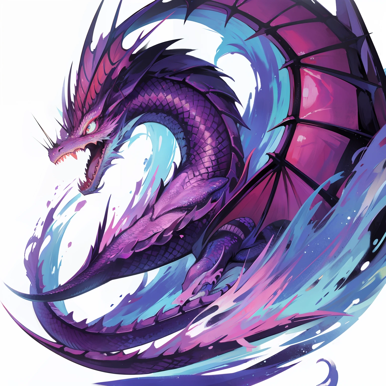 Psychedelic dragon