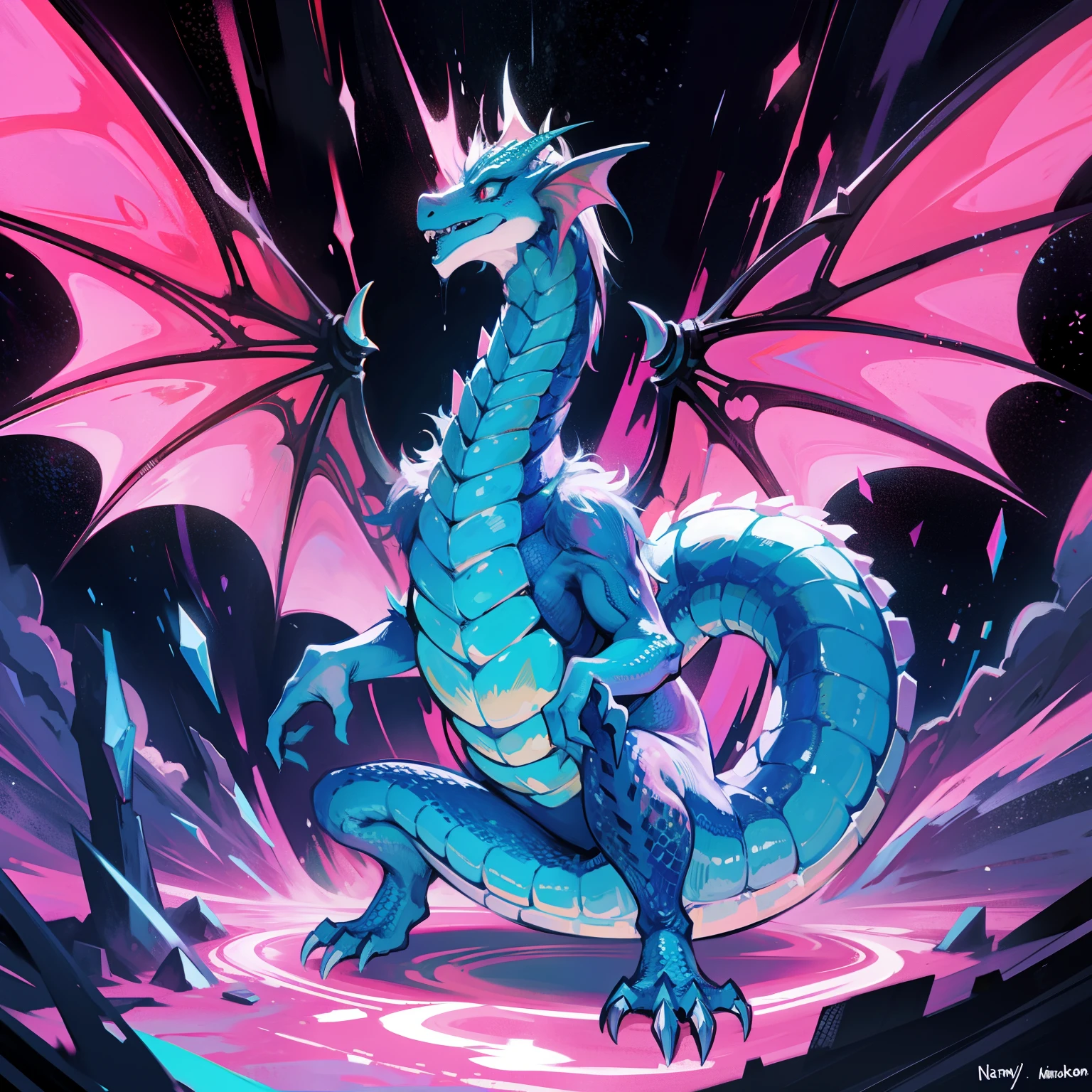 Psychedelic dragon