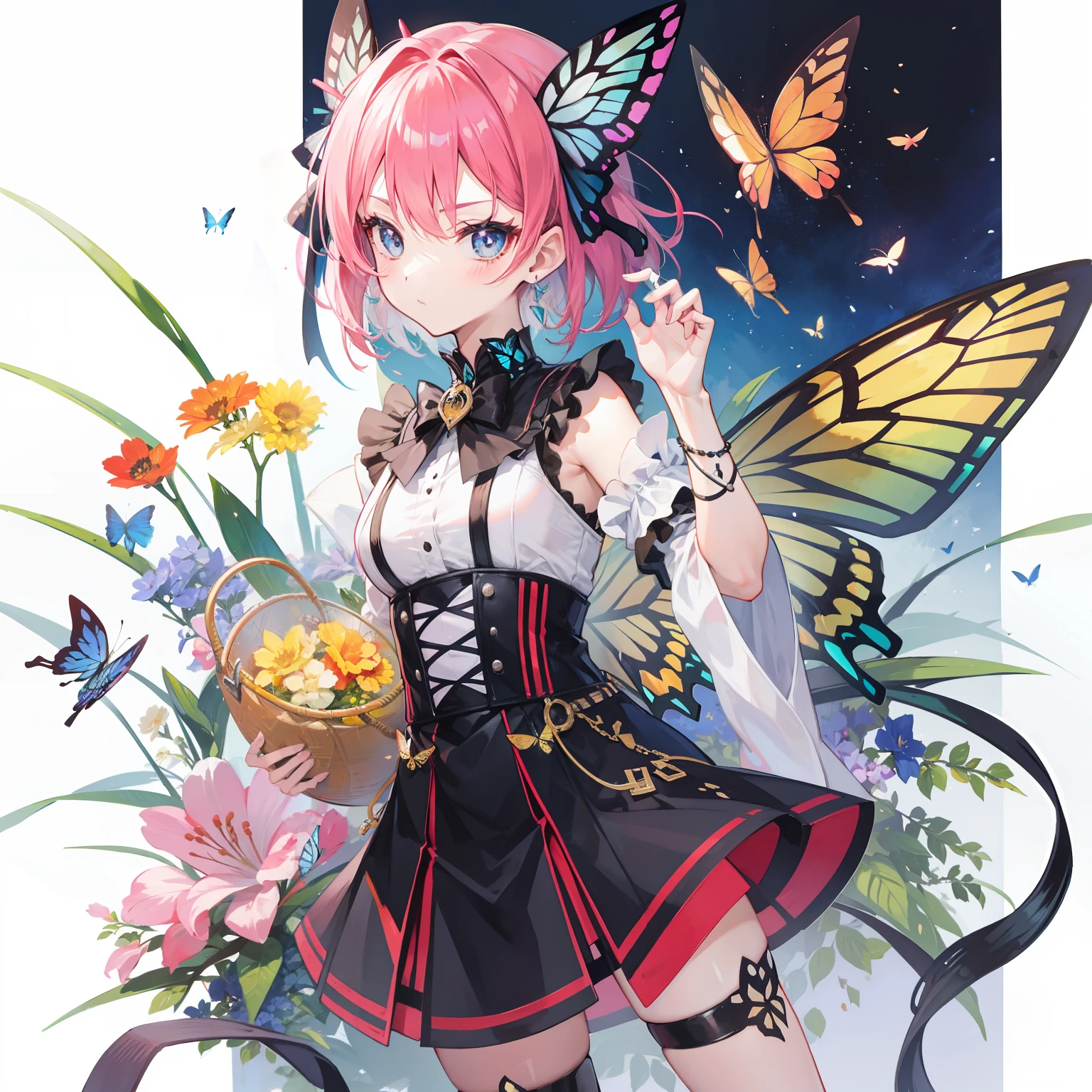 Butterfly-winged tiger-striped iron eater