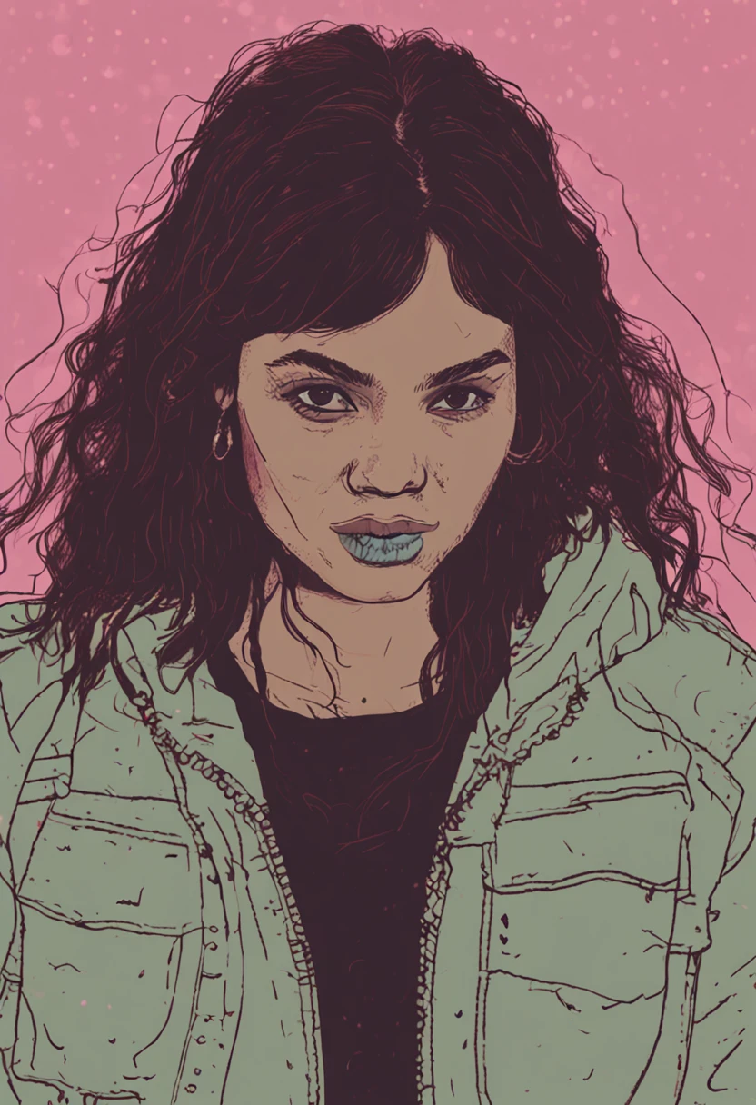 A poor qualityreal real life realistic grainy picture of a girl with a lot of clothing, selfie, dark, girl is mildly ugly, kinda basic and ugly, selfie, pimples, poor grainy quality, real, pimples