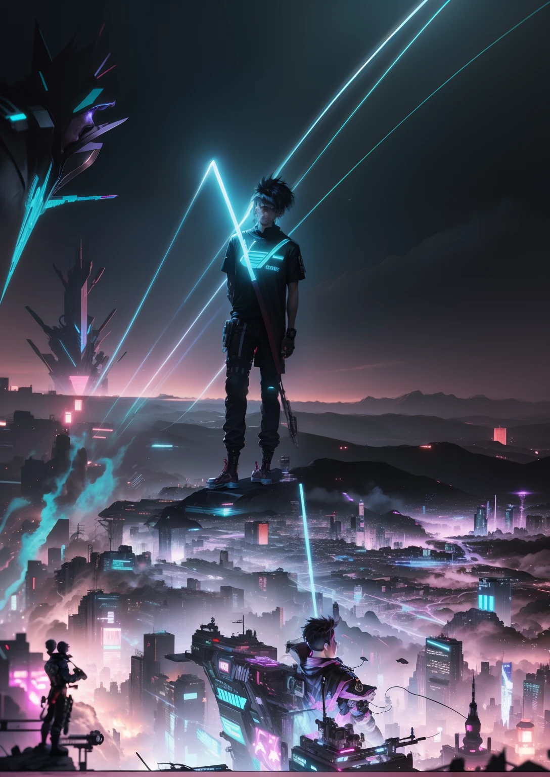 cyberpunk look boy fantastic