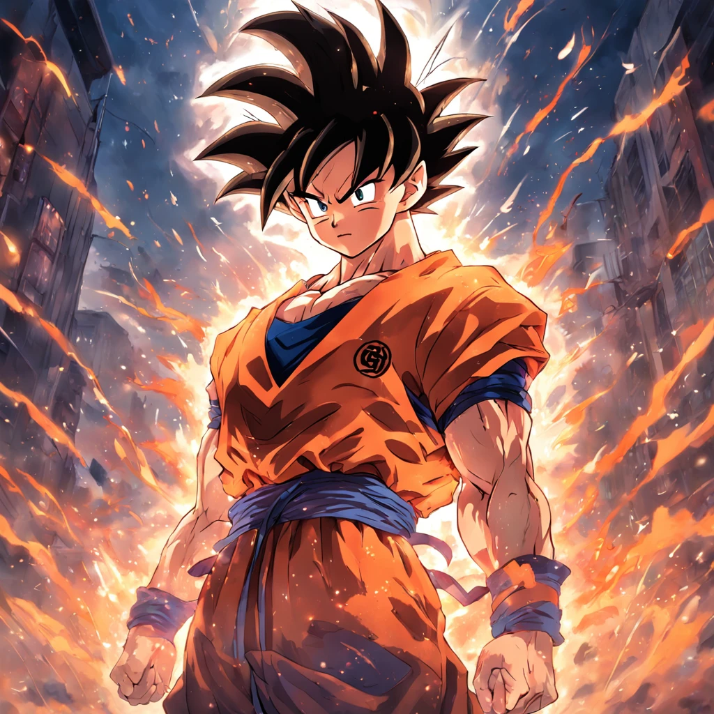 GOKU  COMO ESTILO REAL