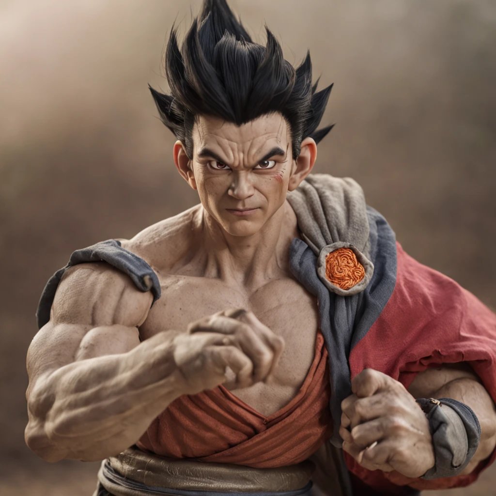 "GOKU EN ESTILO REAL"