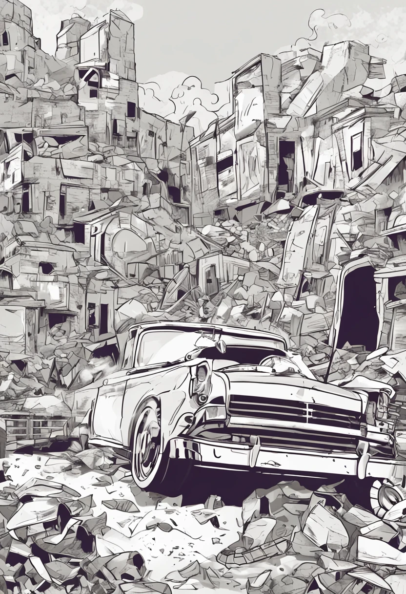 broken clock, estilo desenho animado