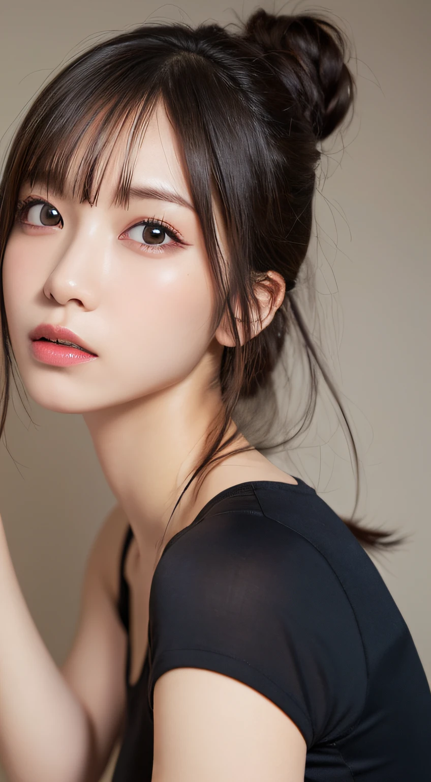 masutepiece, Best Quality, Illustration, Ultra-detailed, finely detail, hight resolution, 8K Wallpaper, Perfect dynamic composition, Beautiful detailed eyes, fitness wear, Natural Color Lip,