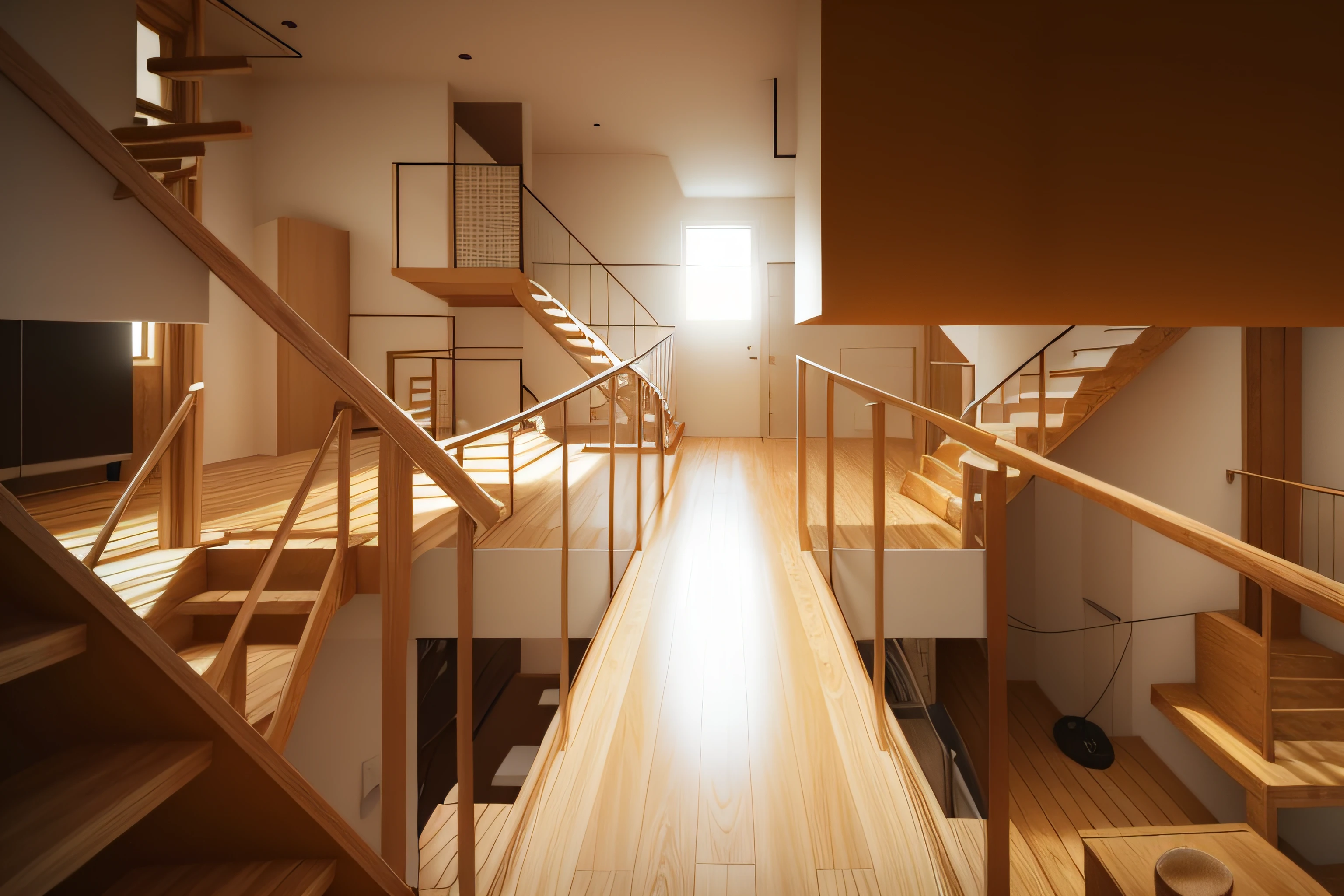In the room with wooden floors,Someone is sitting on the floor, archdaily, dezeen, author:Kiyohara Tama, interiors, multilevel, author:Matthias Storm, author:Miyamoto, kano), author:Hiromitsu Takahashi, author:Yasushi Sugiyama, author:Nakai Tsubasa, author:by Hiroshi Honda, macoto takahashi