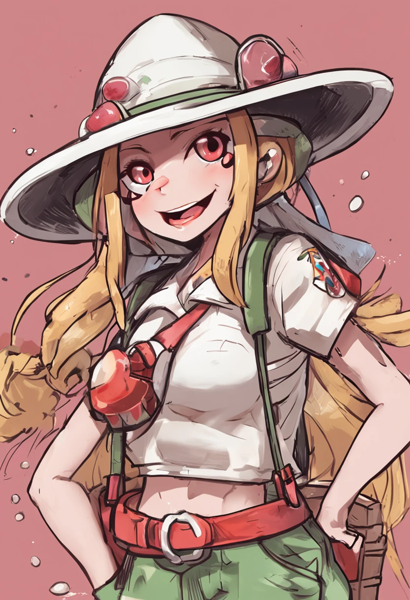 Chica de dibujos animados con sombrero y red de pesca, ((Shary)) Chica entrenadora de insectos, Usando un pescador 🧥, protagonista femenina 👀 :8, Chihiro! Fujisaki, Exploradora Femenina Mini Chica Linda, Fanart, Fanart oficial, Fanart de alta calidad, Personaje de Touhou, Abigail desde Stardew Valley, Retrato de cuerpo entero de un corto!, Estilo en estilo anime ghibli, resina,Characters of the Q version