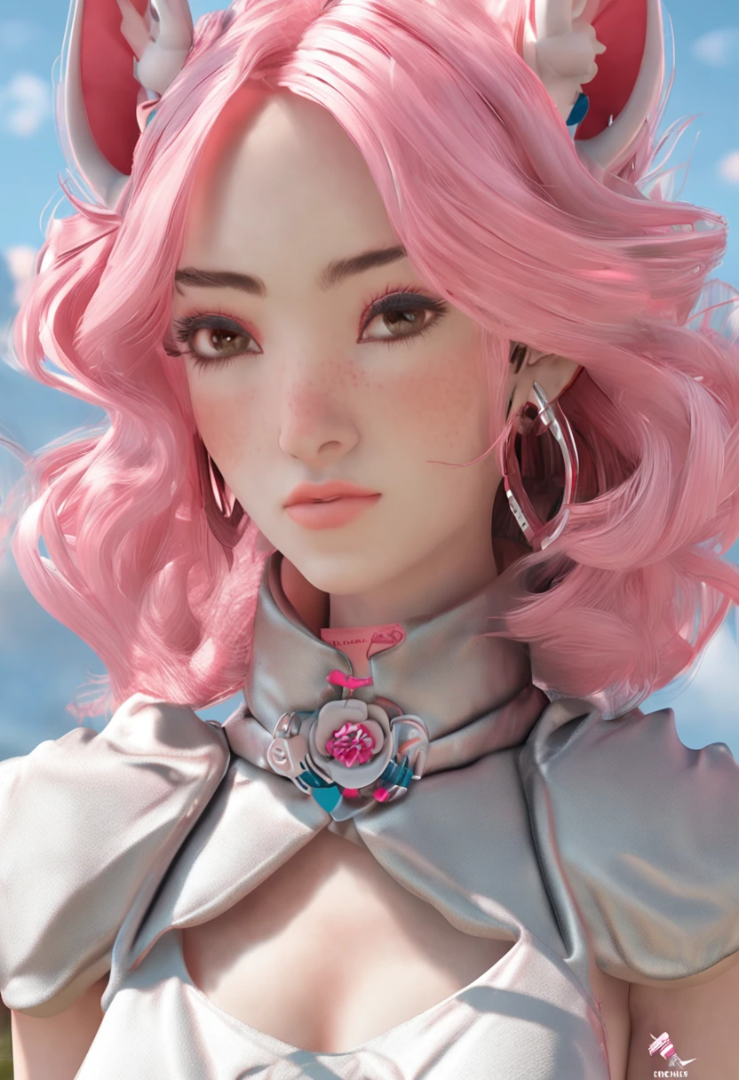 wince, longeyelashes, solid circle eyes, fake animal ears, light smile, ear blush, Surrealism, drop shadow, anaglyph, stereogram, tachi-e, pov, atmospheric perspective, 8k, super detail, ccurate, best quality, textured skin, highres, best quality, high details
