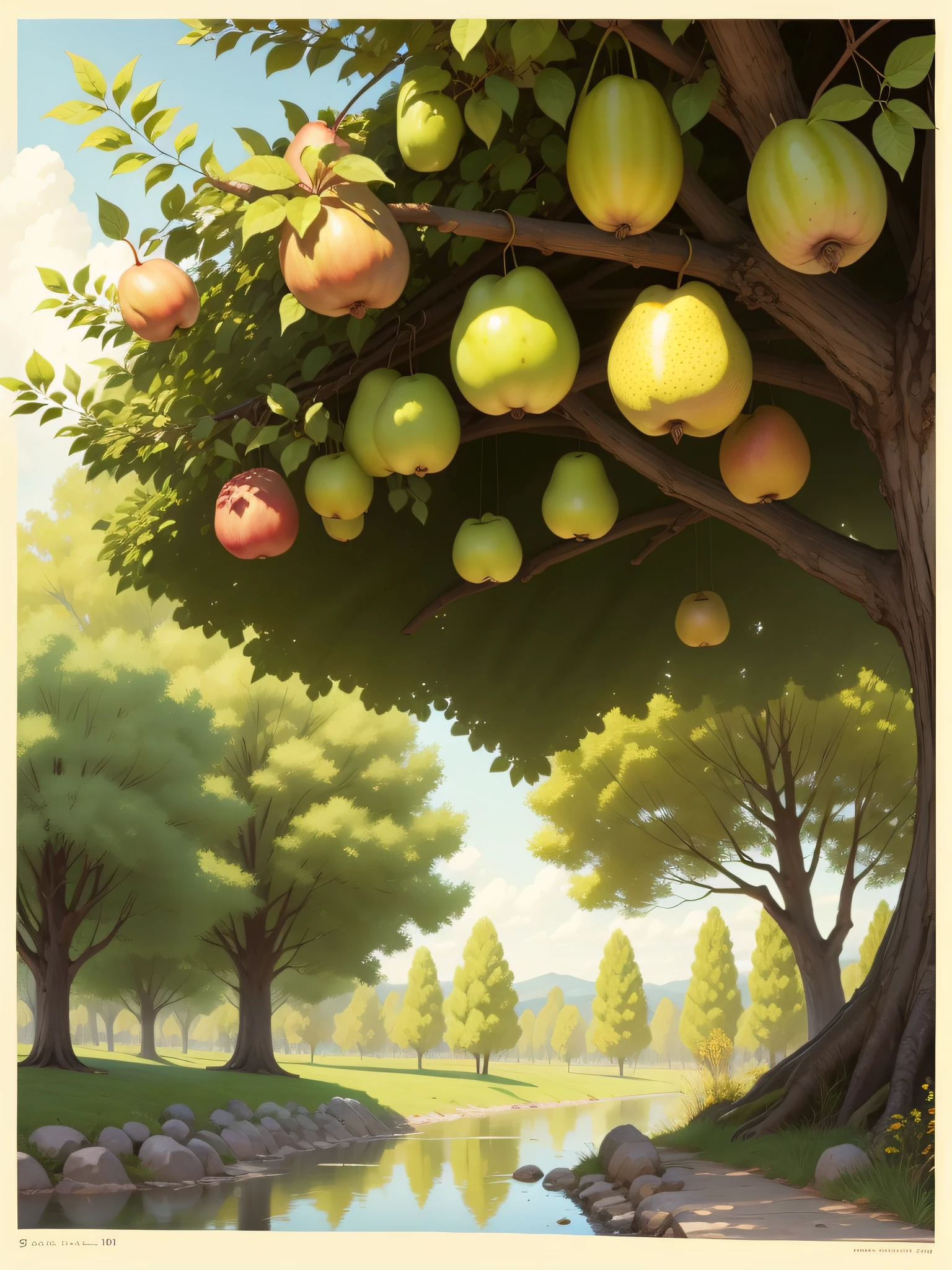 wampee、amarelo、Round pear，Oval yellow peel pear