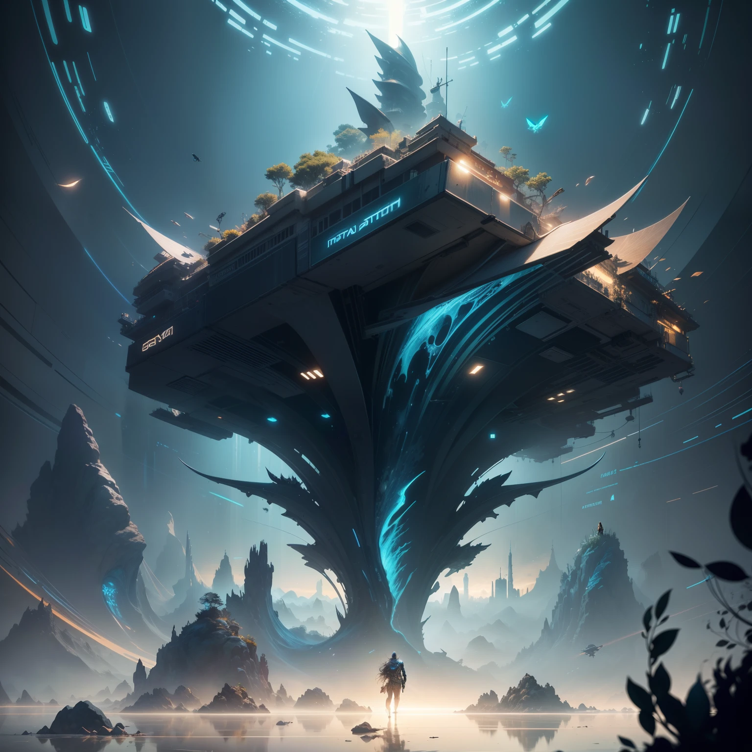 Manta ray racing running under the sea, an ultrafine painting, Luminism, Art by Carne Griffiths and concept art by Wadim Kashin, 4K 分辨率, Bioluminescent fractal isometric details, 3D rendering of, Octane rendering, intricately details, Cinematic, The trend of art station ultra-realistic isometric center cover photos with amazing colors, Hand-drawn, direction, Mucha realism, Definition of success, Cinematic, On paper, Ethereal background, Abstract beauty, supportive, approach to perfection, Pure form , Golden ratio, Minimalist, Unfinished, concept-art, author:Brian Froud、Carne Griffiths、Wadim Kashin and John William Waterhouse, intricately details, 8k post production, A high resolution, ultra - detailed, trending on artstationh, Sharp focus, studio shoot, The details are complex, Highly detailed, by Greg Rutkowski