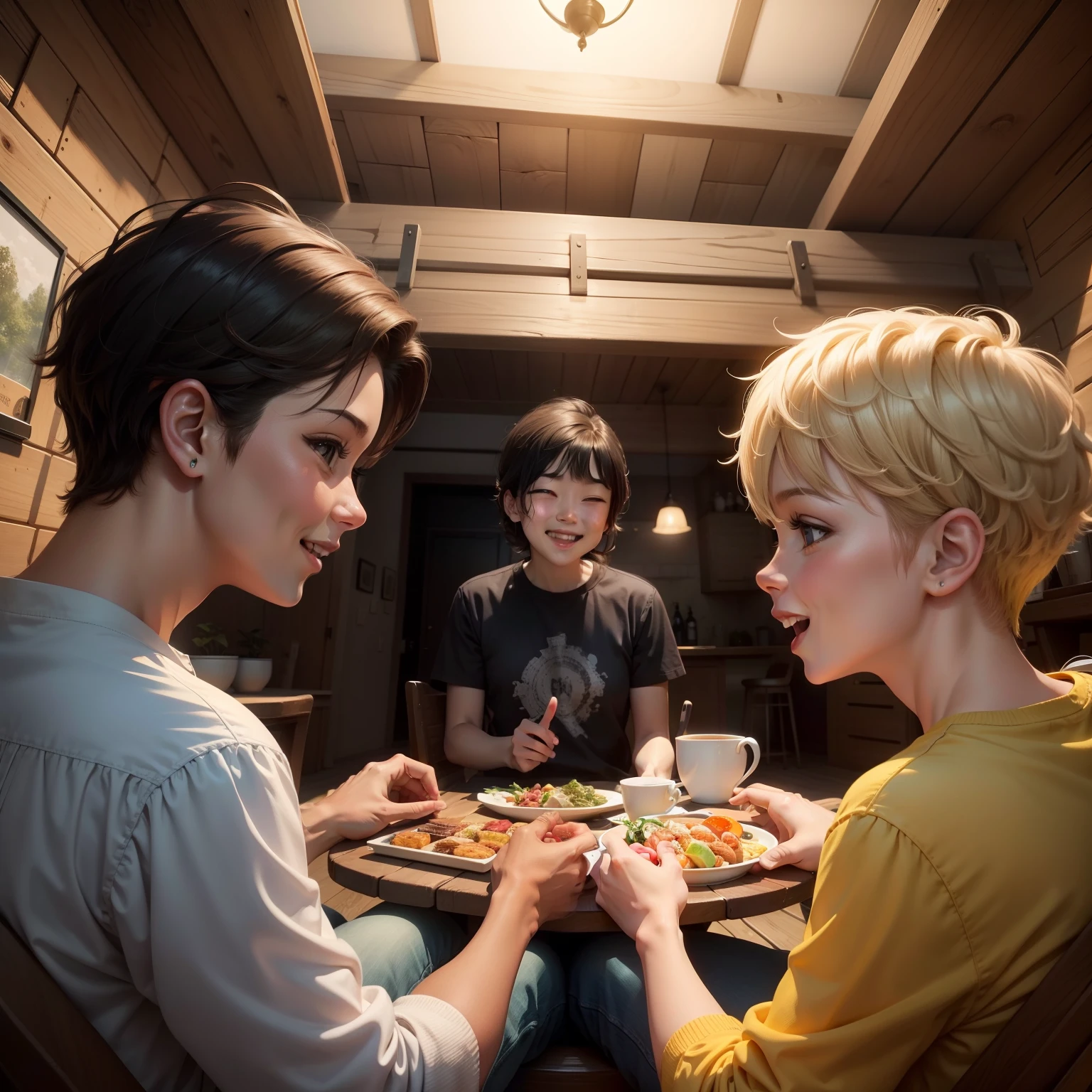 ssmile,a joyful atmosphere