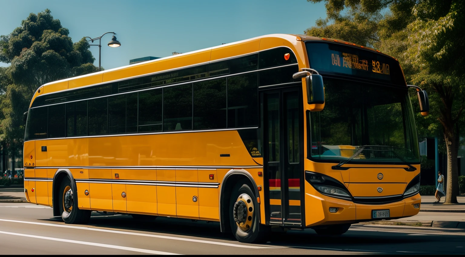 masterpiece, realistic, hd, realistic, bus, jetbus3, street, day, city