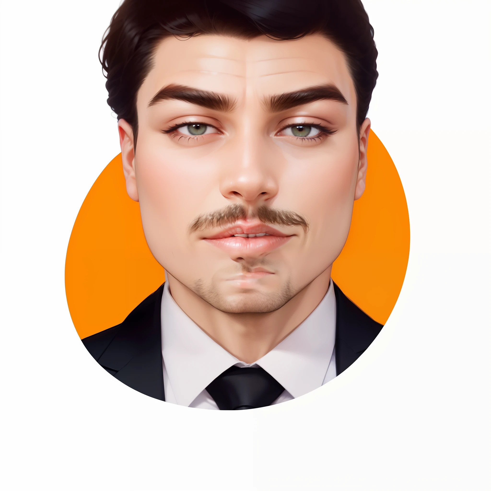 Turn my face into a picture using a very successful businessman sitting on a magnificent sofa smoking cigarettes, WhatsApp profile