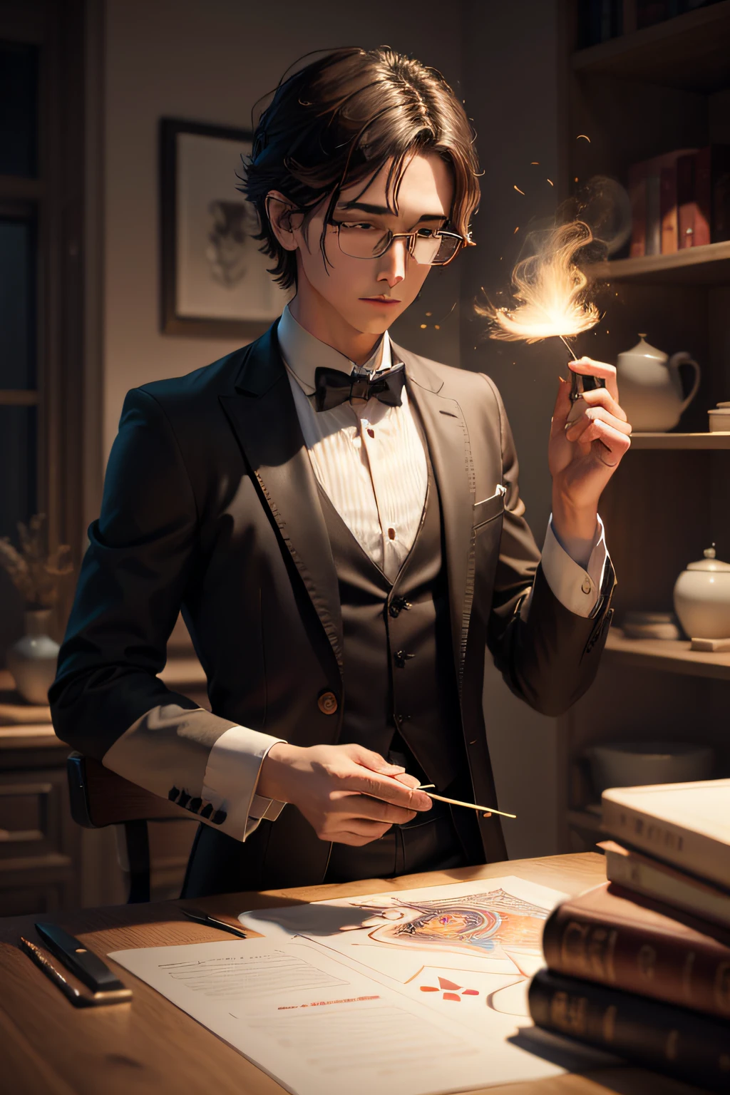 An imaginative artistic magician