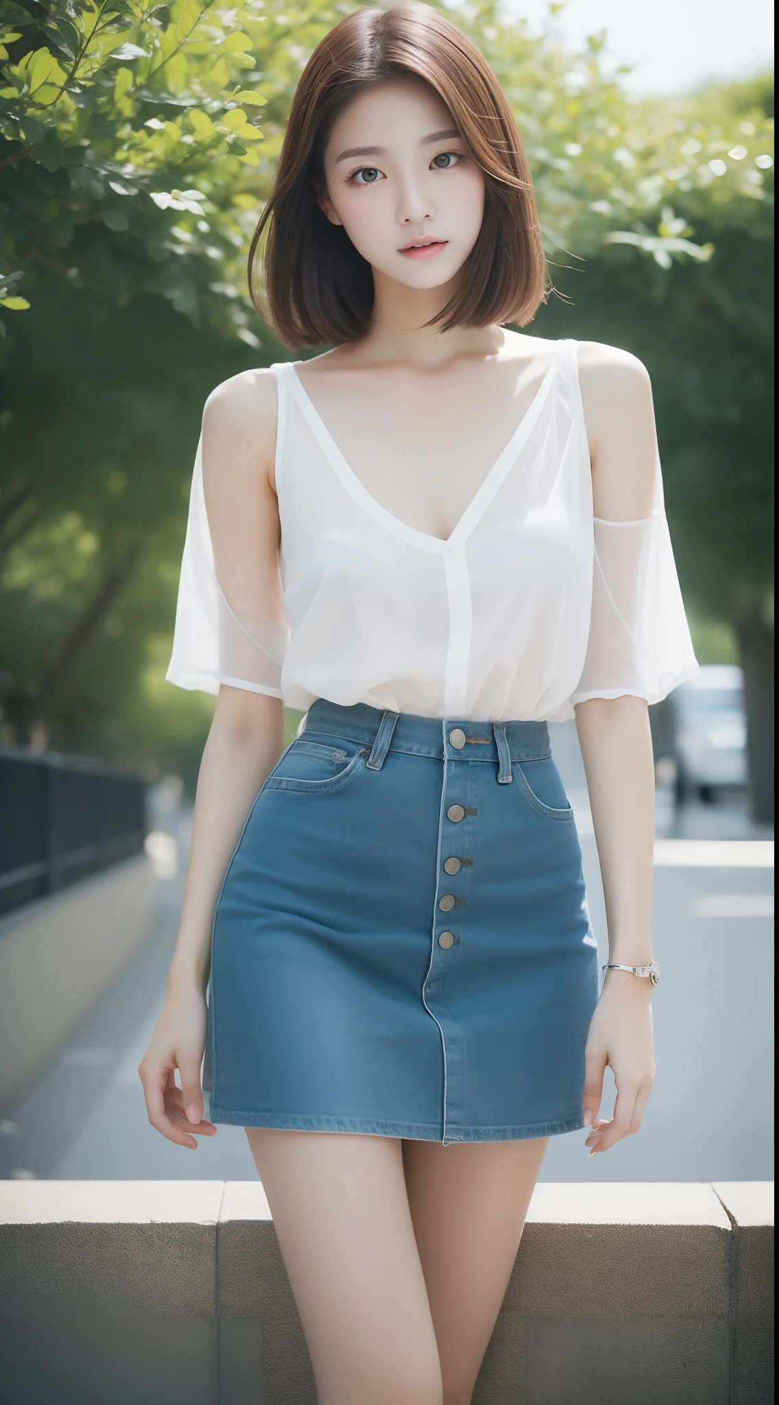 top Quority,Ultra-clear resolution,Clear eyes,plain face,s the perfect face,White skin,Perfect chest,beautifullegs,Different styles of skirts,Random environment