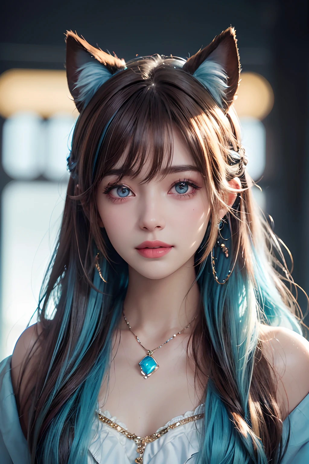 16K Ultra High Definition
Super Detailed
masterpiece
Glossy and detailed hair
Beautiful human woman with long brown hair、Blue Mesh、Very long lashes、lofty nose、
ultra gigantic tits、Amazing beautiful breasts、Sexy Maid Outfits
Fluffy long dog ears、drooping ears
Glossy skin
Red cheeks
Moist eyes and an embarrassed expression
Seduce with a bewitching smile
The background is the living room v_10000 Series
