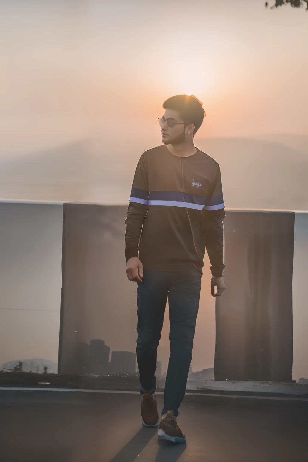Sunset photo editing background change professional editing