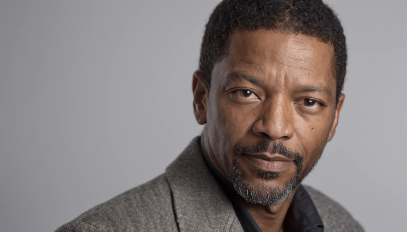 closeup of Denzel Washington in San Francisco, looking at viewers, facing viewers, (eye contact with camera), looking at camera, colorful, perfect drawing, perfectly drawn face, high quality, cinematic quality, clear details, high definition, high resolution, masterpiece, no deformities, accurately drawn, in the style of Van Gogh