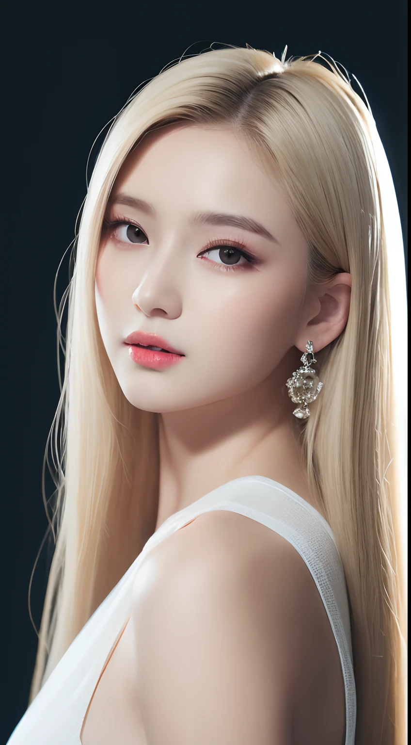 ((Realistic, Best quality, 8K, Masterpiece: 1.3)), Clear focus: 1.2, 1girl, Perfect beauty: 1.4, (narrow waist: 1.5), ((flat breasts: 1.2)), ((sheer sexy apron)), ((see-through)), ultra-fine face, fine eyes, double eyelids, hands on the head, (lying in bed full body: 1.2), facing the camera, spread legs,necklace,double  bun hair,wet panty,camel toes,(small beautiful hard nipple head:1.3),seen nipple head,toned abs, (two-tone hair,blonde hair,white hair:1.5),sun light,(skiny:1.8),shiny skin, (gorgeous jewels:1.2),curly hair, hair ribbon,