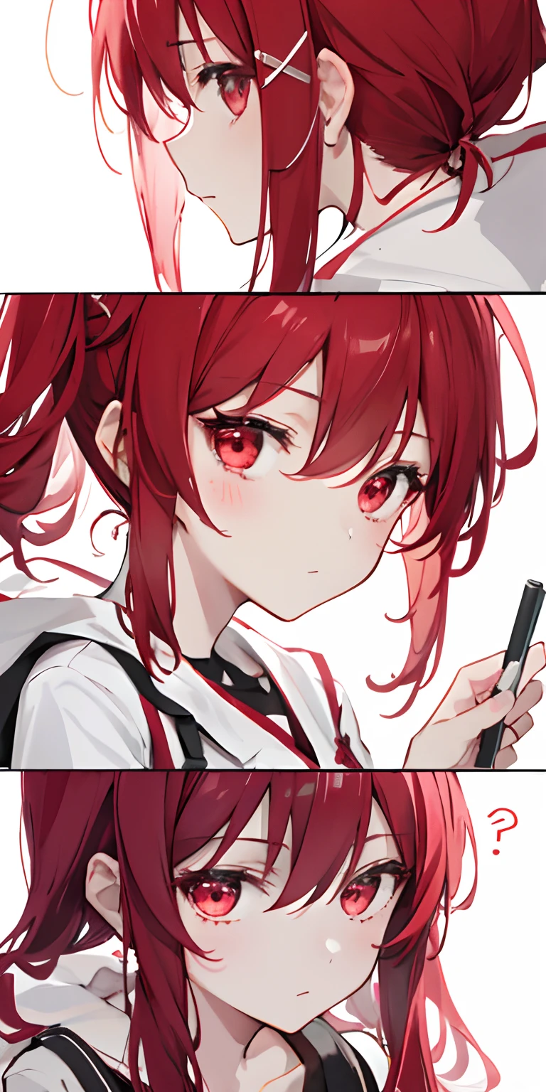 2 girls, Be red in the face, (vred:0.6), is shy, (tmasterpiece, best qualtiy:1.1), (sketching:1.1), Paper, Look at each other, The upper part of the body, Detailed eyes, playground,2 girls, Be red in the face, (vred:0.6), is shy, (tmasterpiece, Which is the best...