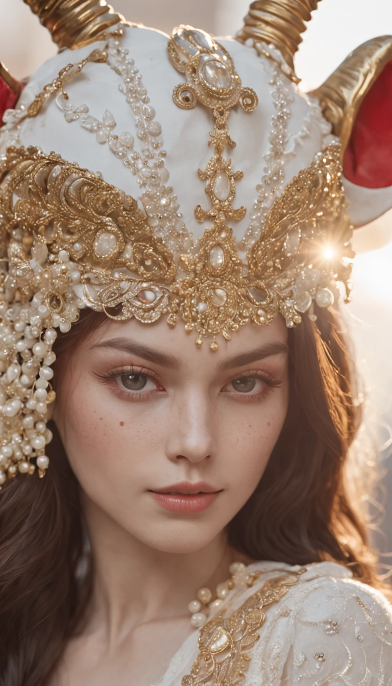 a cow、one cow Real Animal, Moon on the first chord、Gold coins rain down, Surrealism, Realism, Verism, sparkle, cinematic lighting, sparkle, god rays, UHD, masterpiece, ccurate, super detail, high details, high quality, best quality, highres, anatomically correct