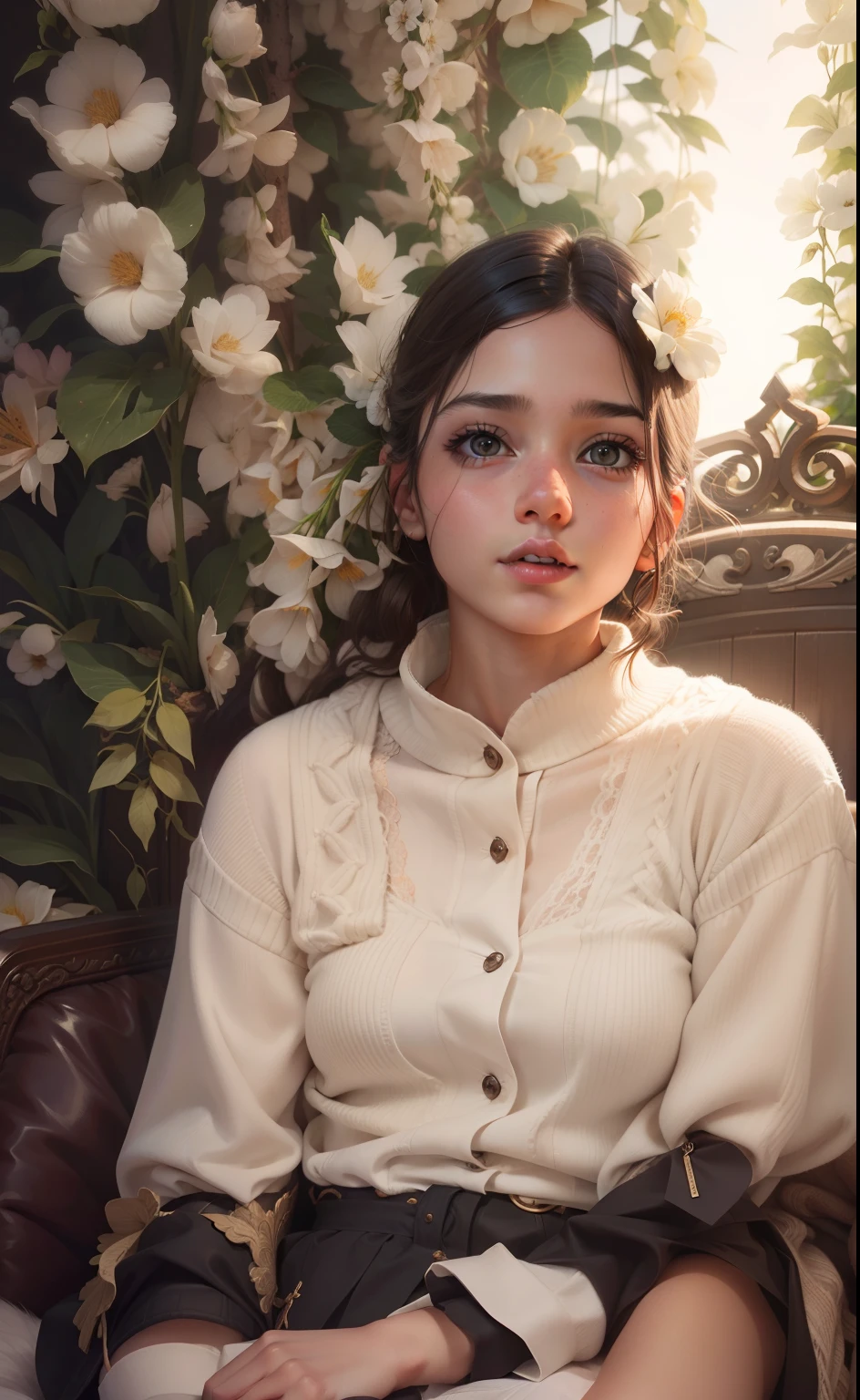 Cute girl, ultra realistic