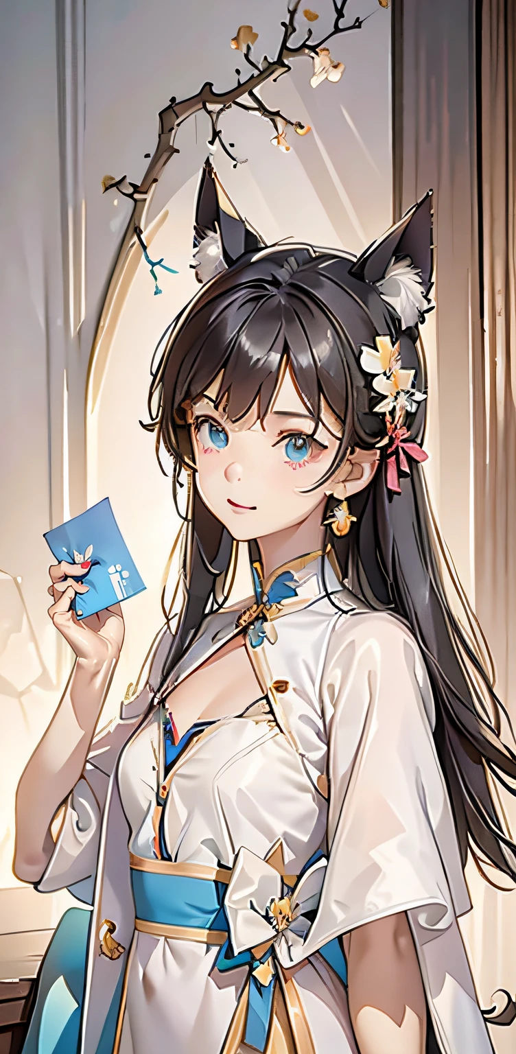 The chest becomes smaller,Remove cat ear hair,Red clothes ribbon,Gorgeous décor