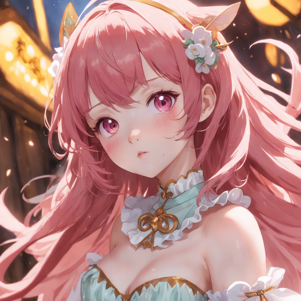 One lady,12year old,((cum in mouth)) ,(((blushed face))), ((cum on tongue)), (())((I'm opening my mouth)),(((magical woman costume)))(Happy Ahe Face),Wet with sweat,(A dark-haired,)(tentaculata)Drooling,((In the street,Crowds))