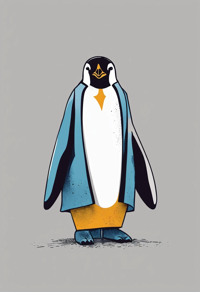Pop illustrations、Emperor Penguin