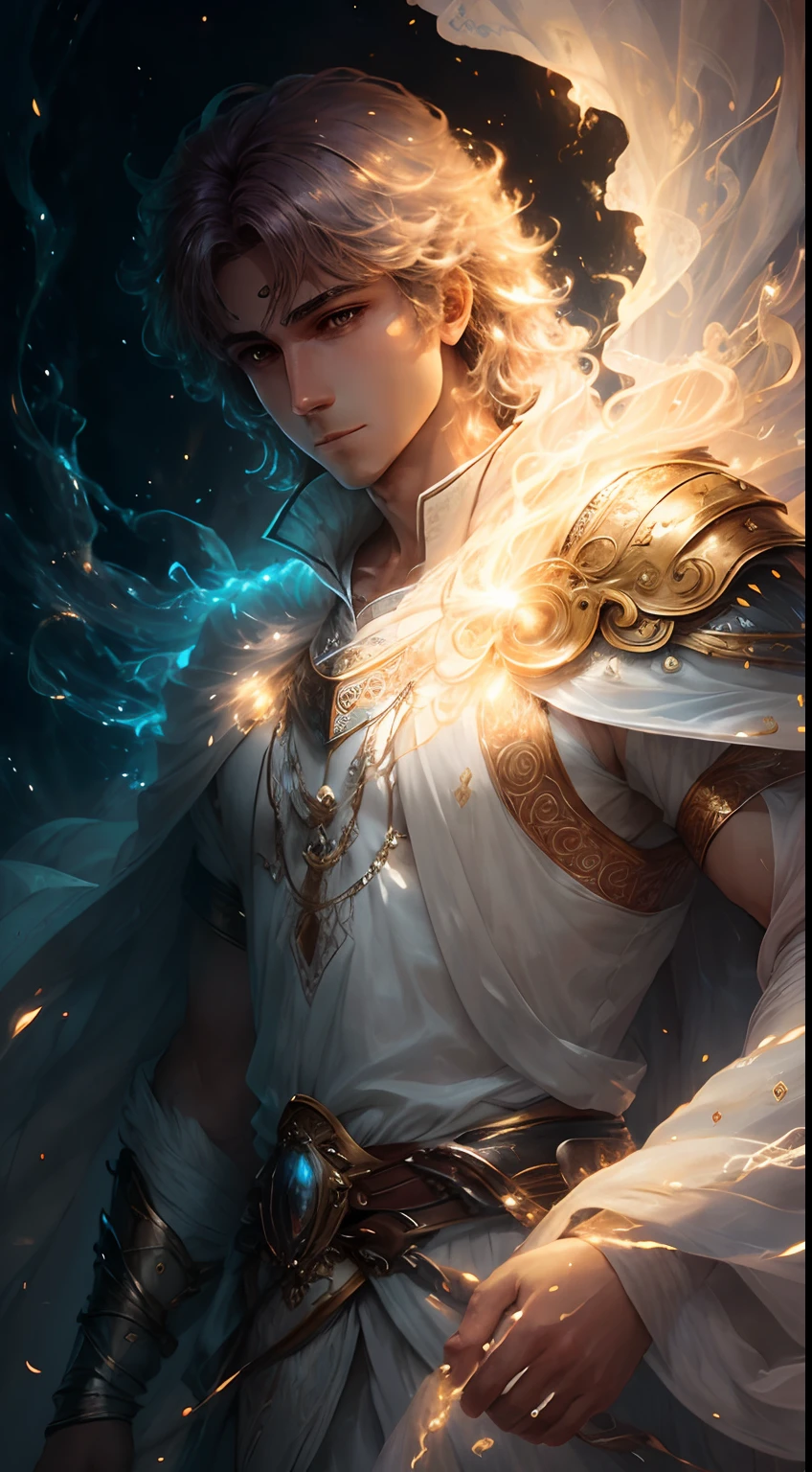 a star in his hand