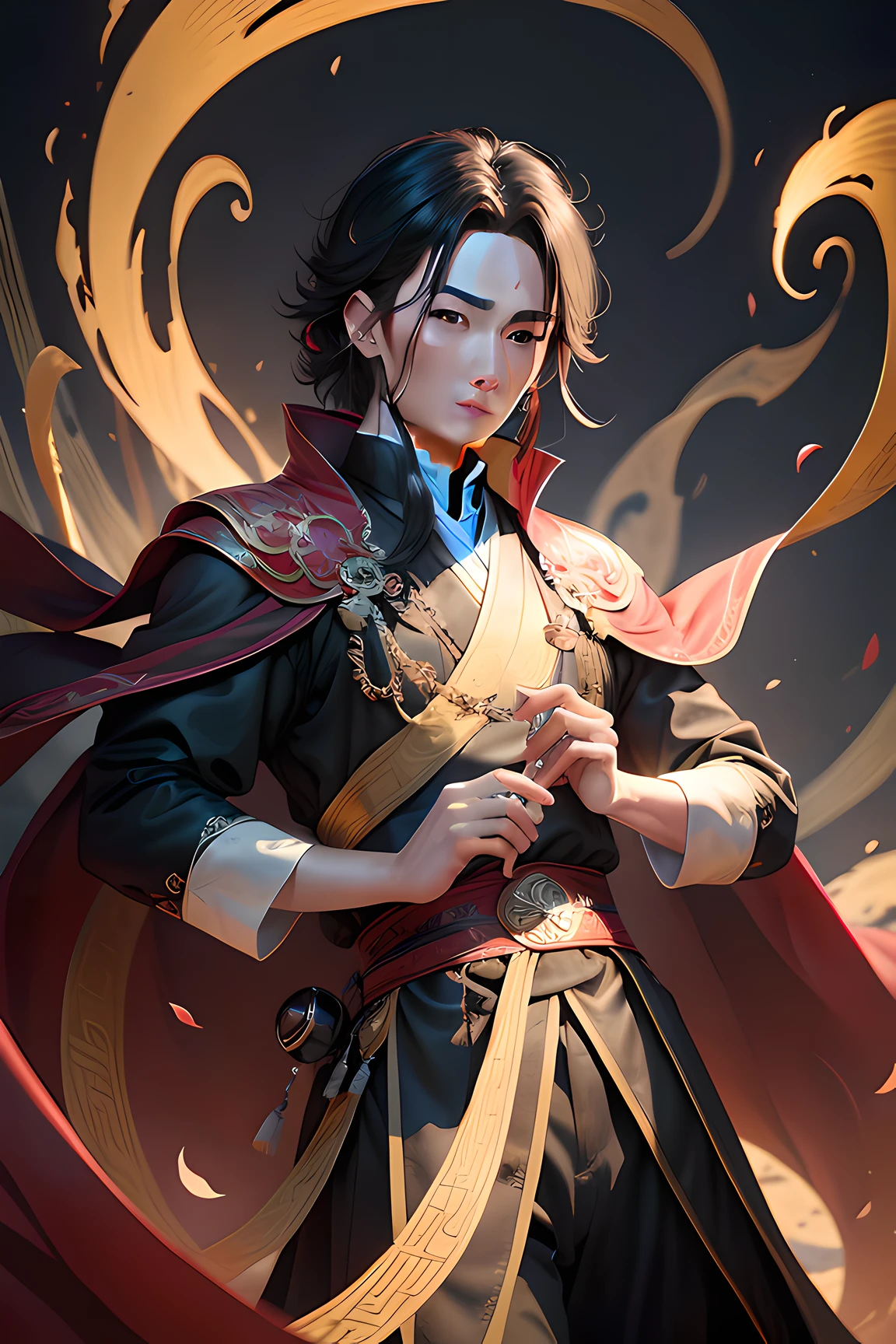 Xiaoyao Wuxian Doctor,male people,Handsome youth,short detailed hair,A lifetime of righteousness,It's a brother fairy doctor