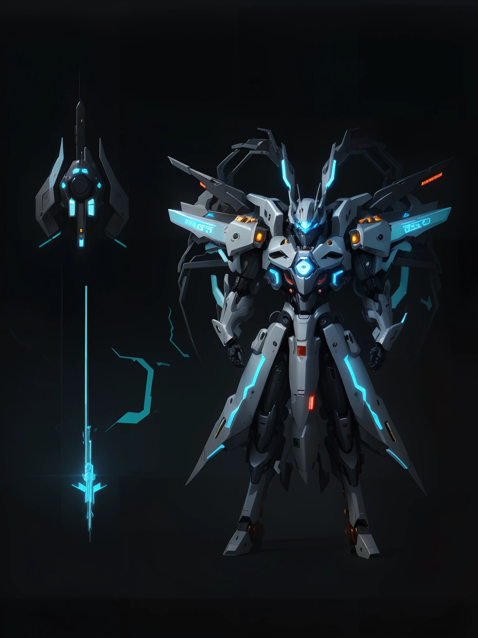 Anime mecha Lübu wearing a mecha suit,Anime Lvbu mecha,Digital cyberpunk anime art, 8 k'',,Realistic and highly accurate, The overall clean and tidy Disney style