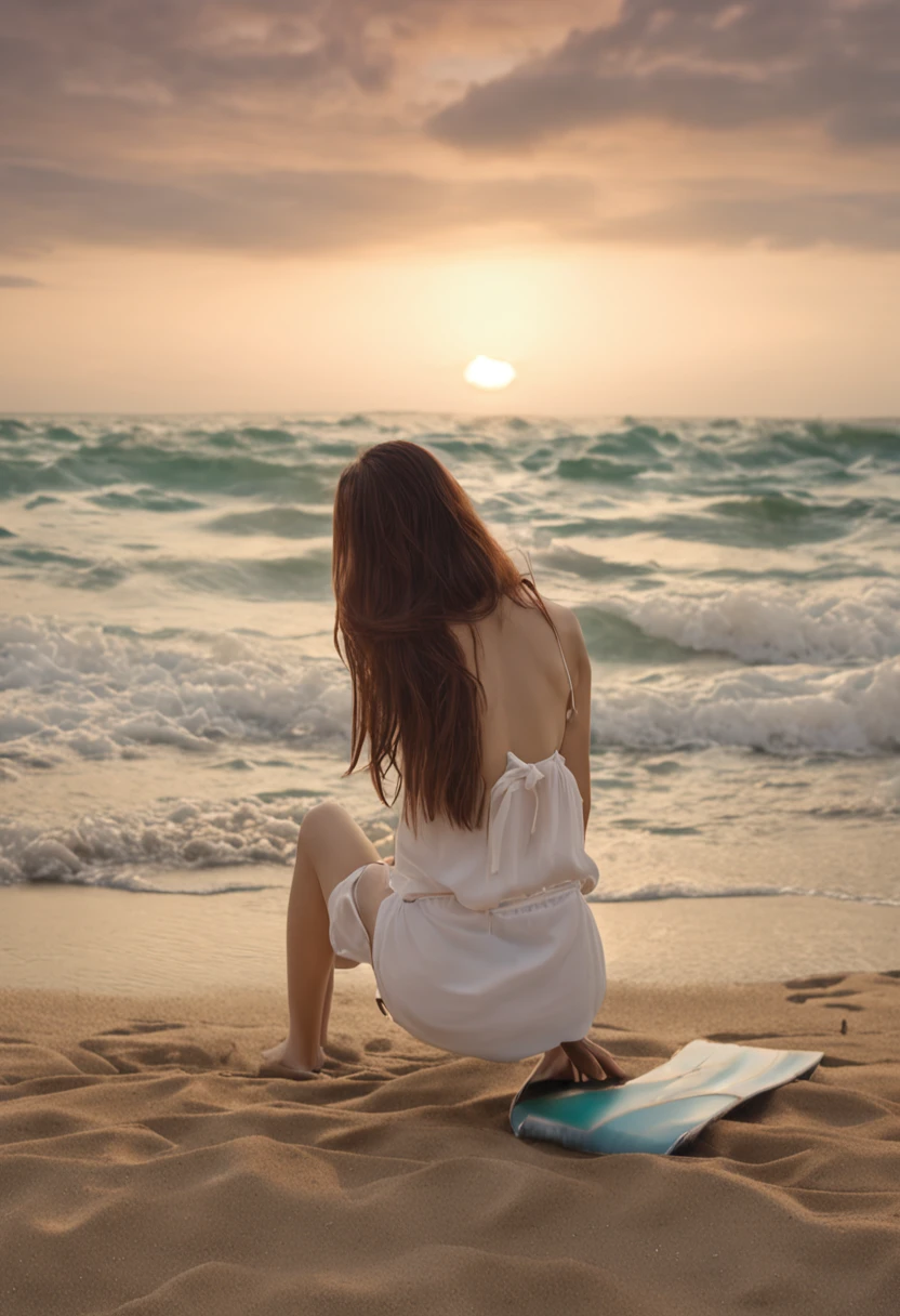 ((Best Masterpiece)), ((High Quality)), ((Real)), (((8k)) Bikini, Beautiful Sea, Japan People, 20 Years Old, 5 Beauties Slender, SONY SLR Photography, 1 Long Hair, 1 Bob Hair, Camera Gaze, Cute, White T shirt, Cute, Smile, Natural, Realistic, Play on the Beach, Harem, Super High Quality, Photography, Close Face, Good Friend, Big Beauty, Small Beauty, Parasol, Gym Sitting, String Bun, String bra, two-person only, barbecue