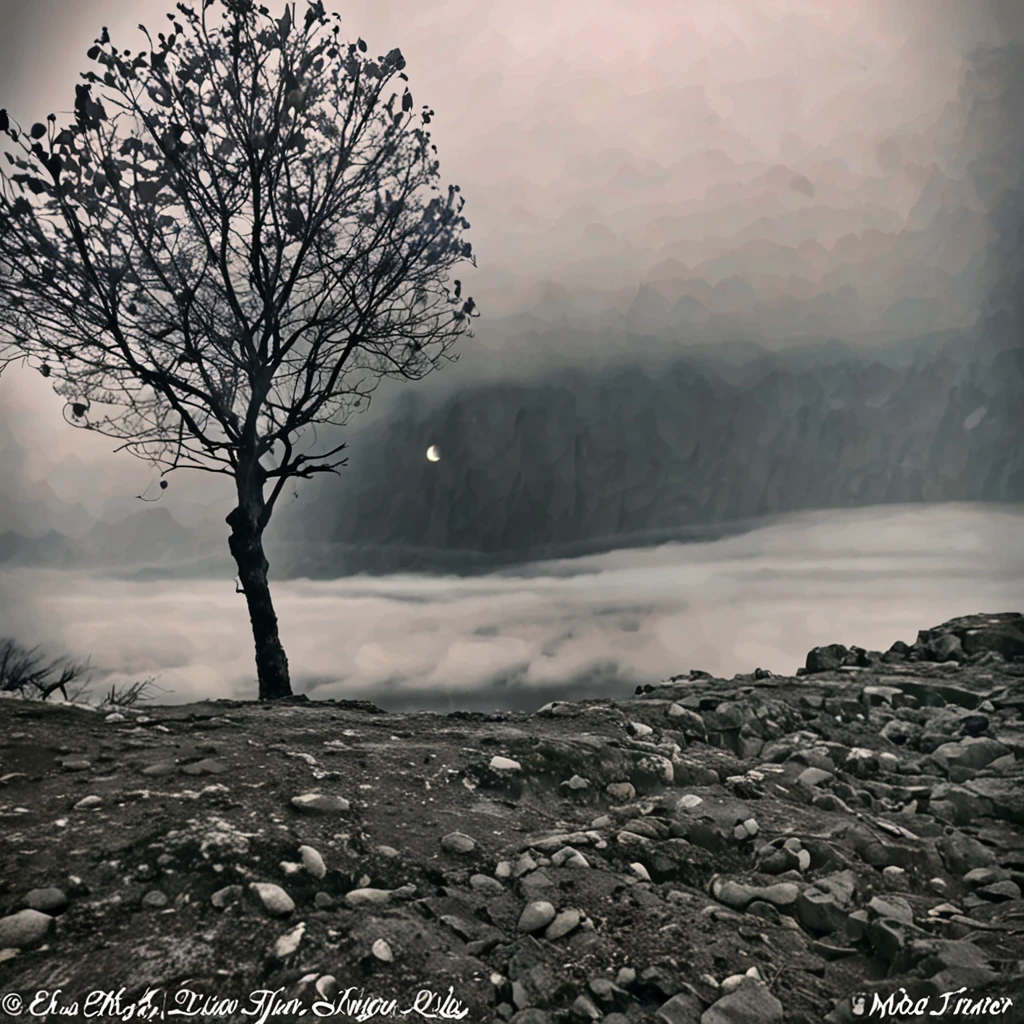 Magnificent view,Forest mountain landscape photography,Nature,It just rained,Harsh winter,Bushes in the moonlight,breeze, Eau,Rocks at night,Boulders,cobblestones,1 Moist white Phalaenopsis orchid in moonlight on the edge of the cliff,foggy sky,Nightmare vision, Dark fantasy plot,Perfect and excellent composition,8K分辨率,the detail,Rain trails,dampness,water stain,very wide angle shot,Jack Guzman's environmental art photography,realisticlying,cinematic compositions,Volumetriclighting,vividness, A detailed, stunning skies, Colorful clouds float,true to life, Pubic area is clear, flawless perfection, Digital SLR, 16k, 1024, 2048, 4096, A detailed, Sharp, best qualtiy, high qulity, absurderes,unmanned background,The is very detailed、Detailed lighting shadows,Trends on ArtStation、iintricate、high detal、dramatics、Midjourney Art(Volumetriclighting:1.2)hdr shot。(Faraway view,Super deep view,ultra-wide-angle,Microfocal length lens:1.2)(realisticlying:1.4)tmasterpiece、high high quality、Beautiful photography、globalillumination、