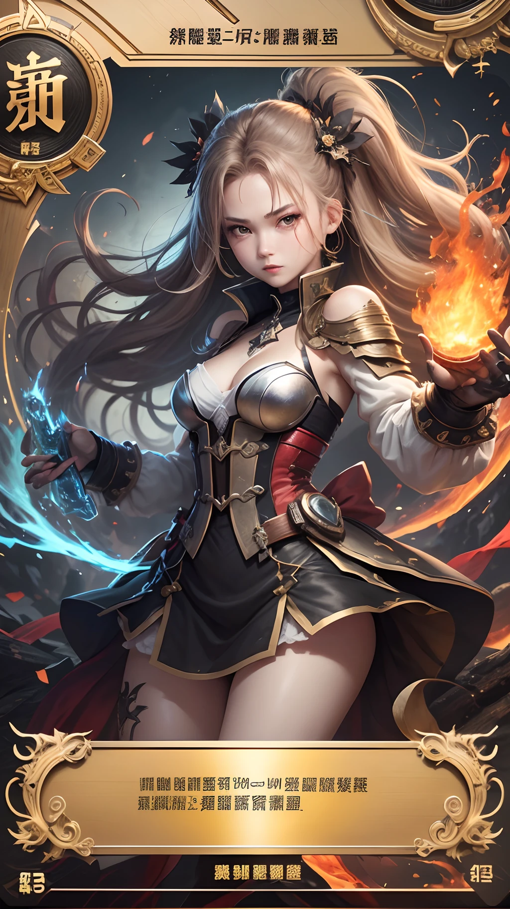 A game-based battle card，To have various attributes like：Wind, fire, lightning, dark earth, gold, wood, water, ice。Other systems make their own editions。 --auto --s2