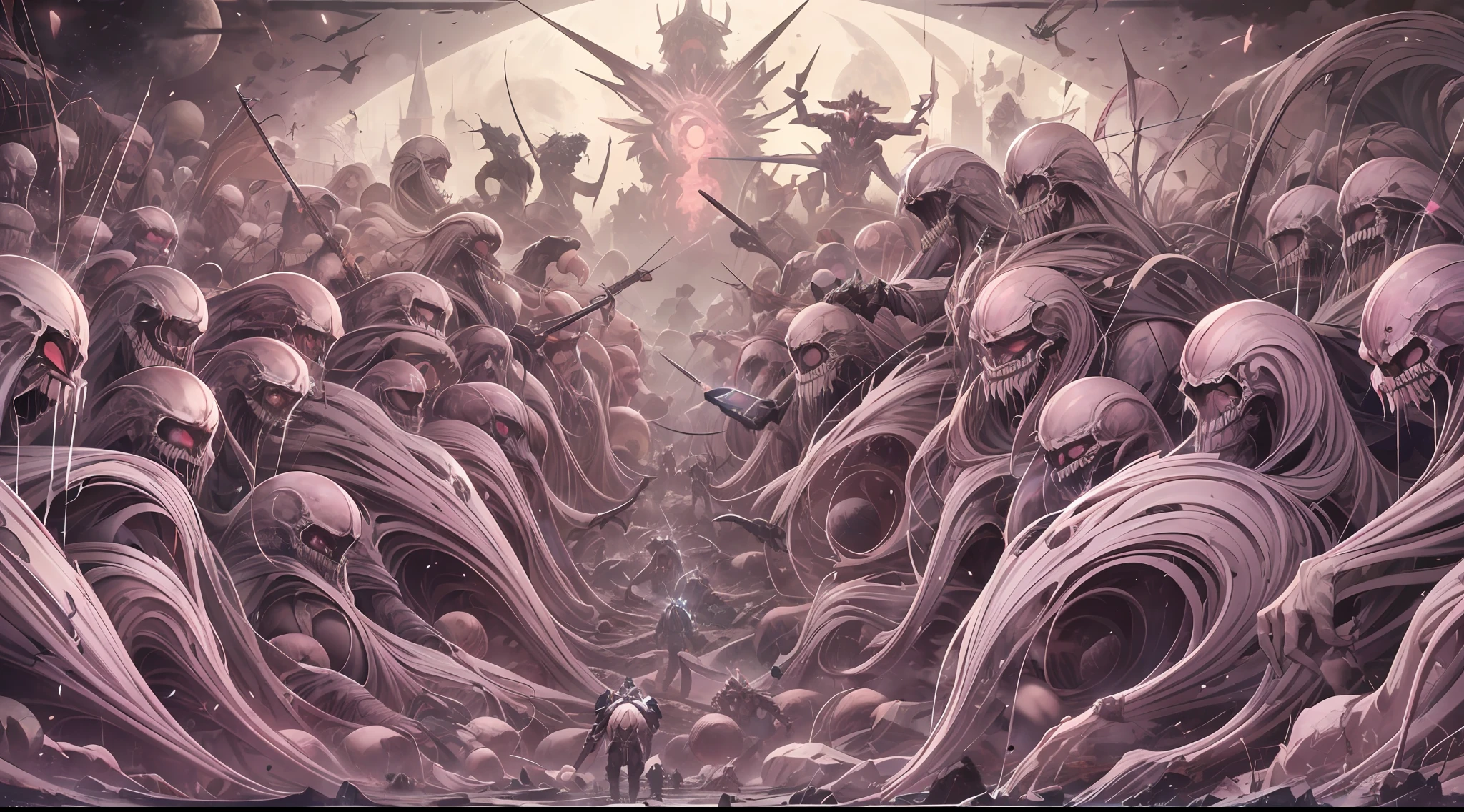 Amidst the chilling darkness of a moonless night, Earth faced an unimaginable threat. Emerging from the cosmos, grotesque extraterrestrial beings descended, their forms a disturbing fusion of twisted limbs and eerie luminescence. With sinister intent, they unleashed chaos upon the world, heralding an invasion that defied comprehension. Humanity's fight for survival became a symphony of resistance against these nightmarish intruders, a battle not only for the planet's fate but for the very essence of our existence.