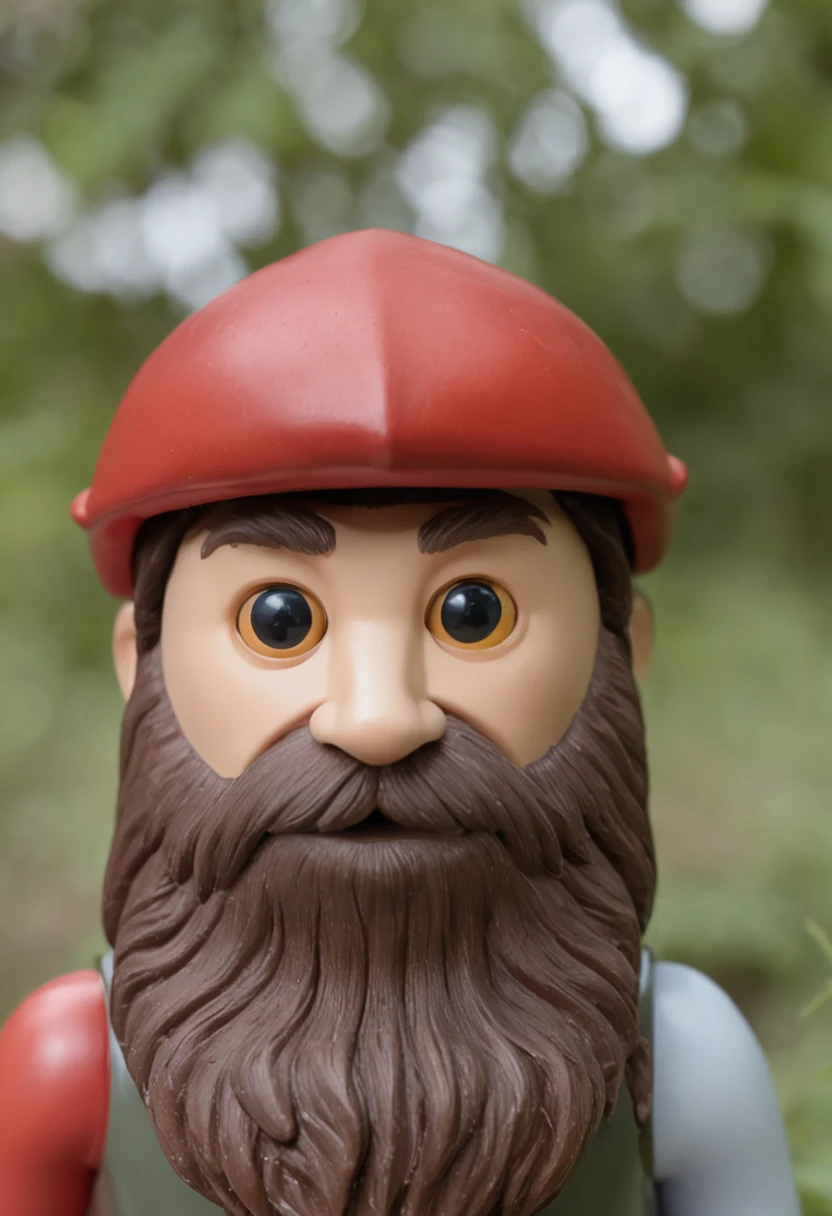 Crie um mascote semelhante ao playmobil , personagem infantil , 8k, Modelo 3D, O corpo como forma de um playmobil, com boca, 2 olhos e sem nariz, He has legs and arms, The character is cute and charismatic, o personagem tem cores vivas e coloridas.