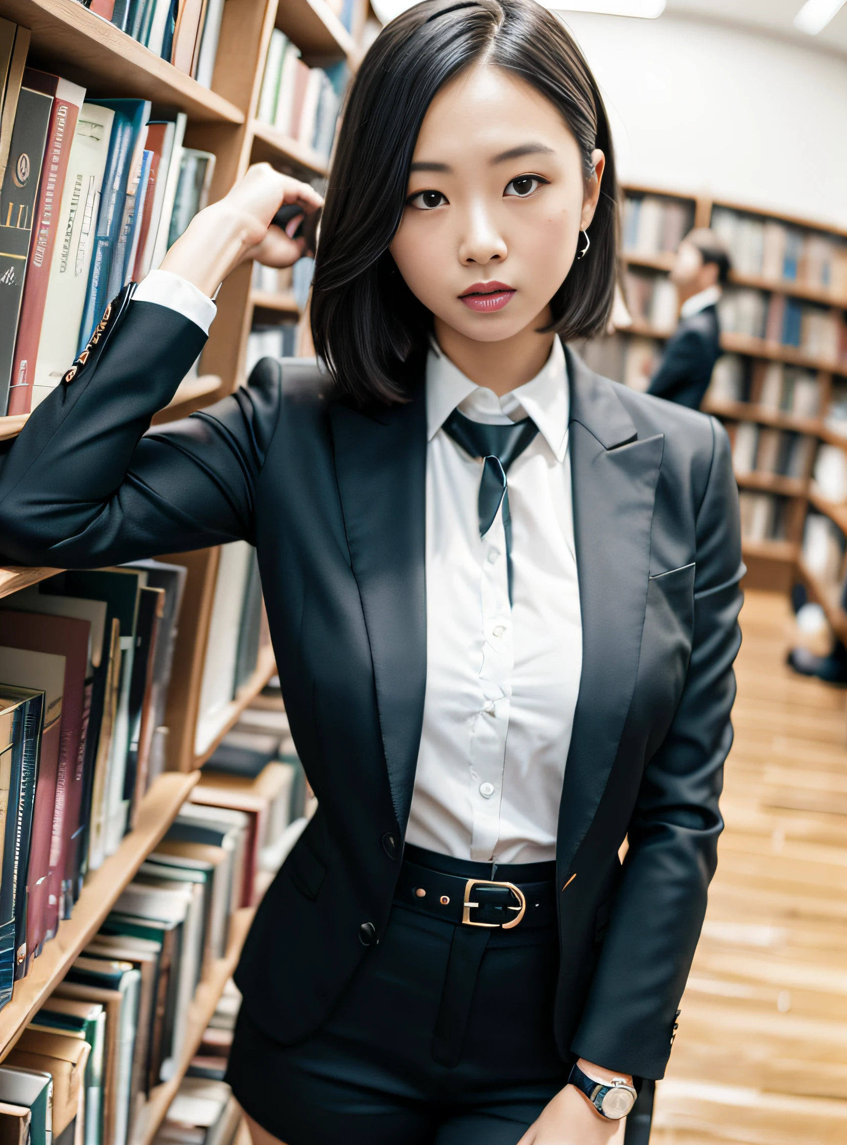 black necktie