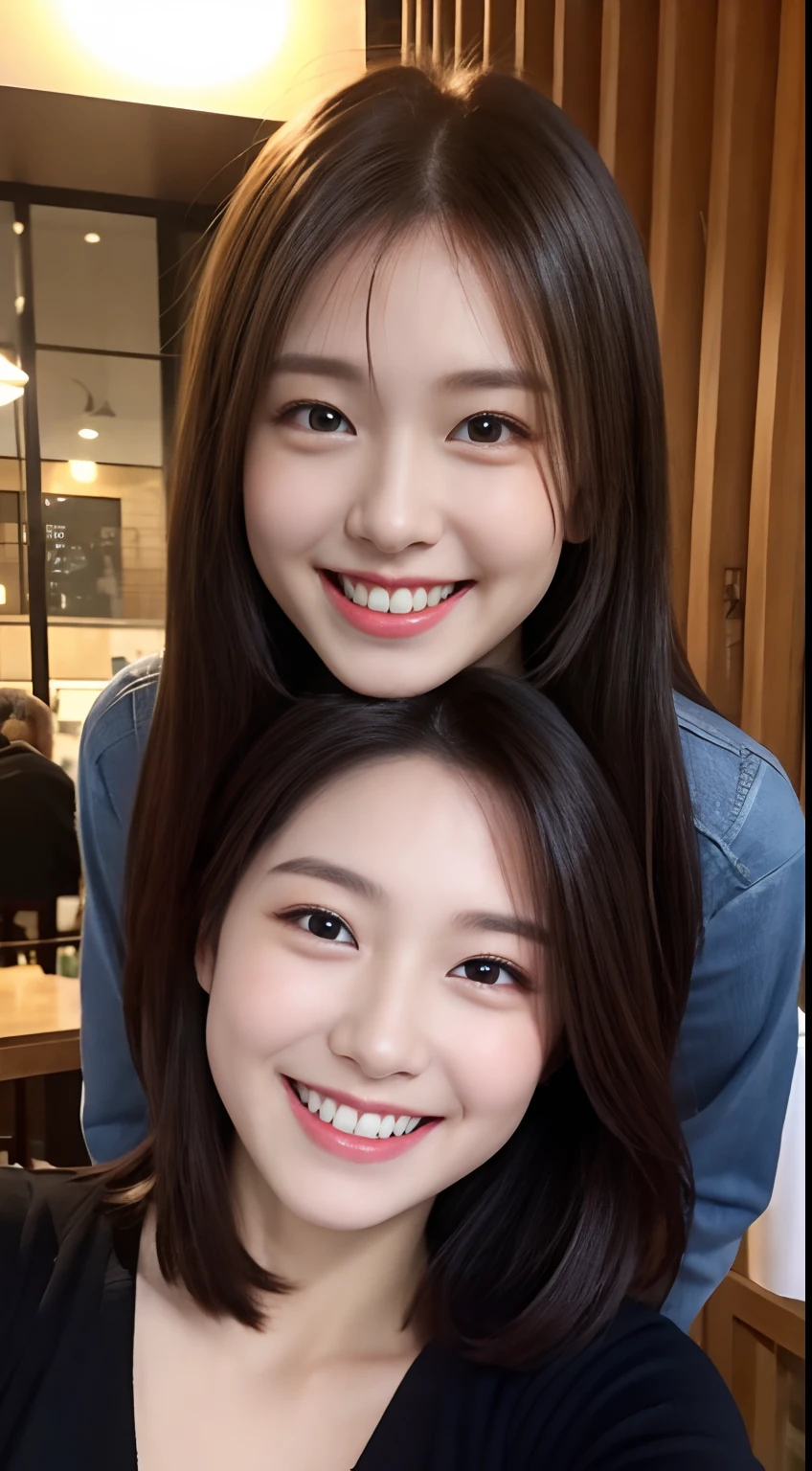 Girls' Club、hiquality、ultra-realistic realism、healthy、smiling expression、slender and perfect figure、Japan beauties、Beautiful eyes、Beautiful double、Beautiful skin、izakaya
