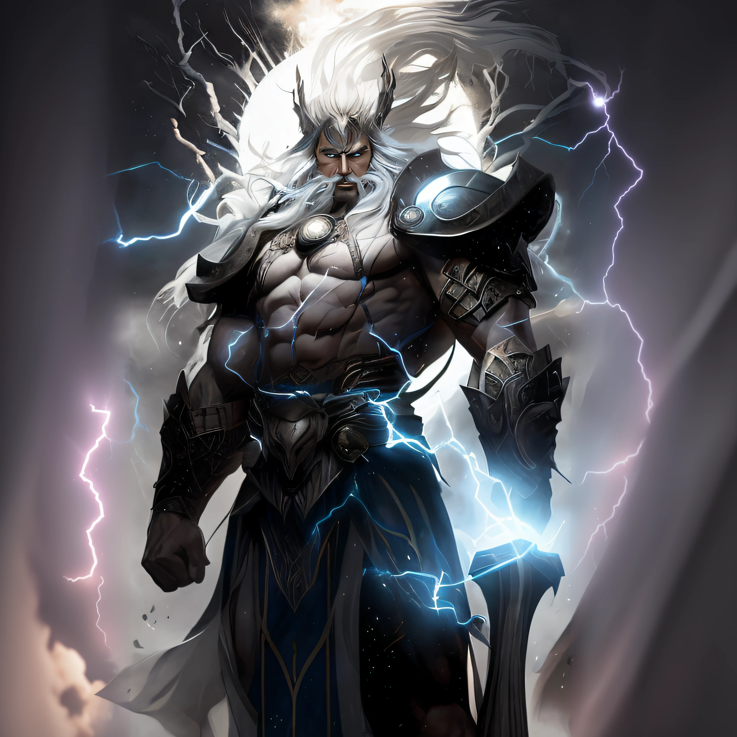 lightning and background