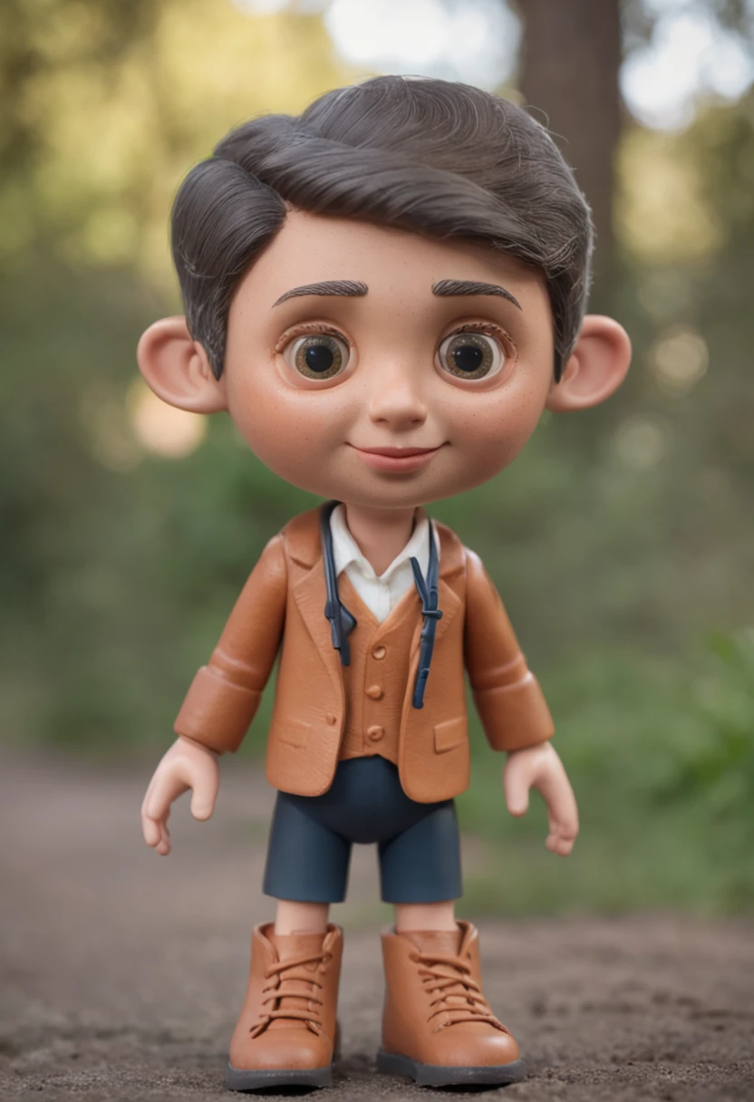 Crie um mascote semelhante ao playmobil , personagem infantil , 8k, Modelo 3D, O corpo como forma de um brinquedo , com boca, 2 olhos e sem nariz, with legs and arms, de corpo inteiro. The character is cute and charismatic, o personagem tem cores vivas e coloridas. fotorrealista, super alta qualidade, Super Detalhe, ultra-accurate description of hands, master part, 8k, HDR