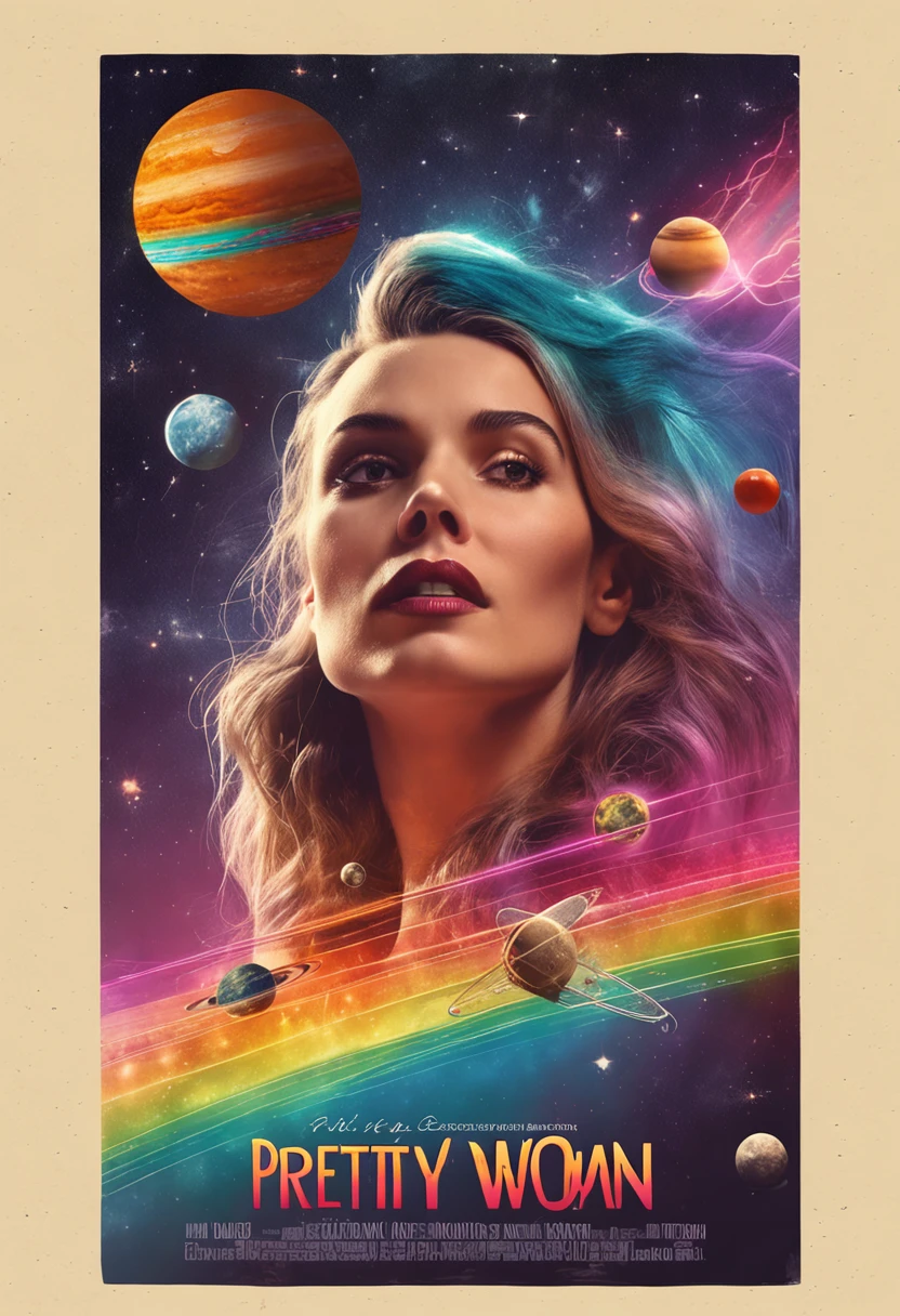 Pretty Woman Rainbow Lightning Space Solar System Love Orchid Spirit Norman Rockwell